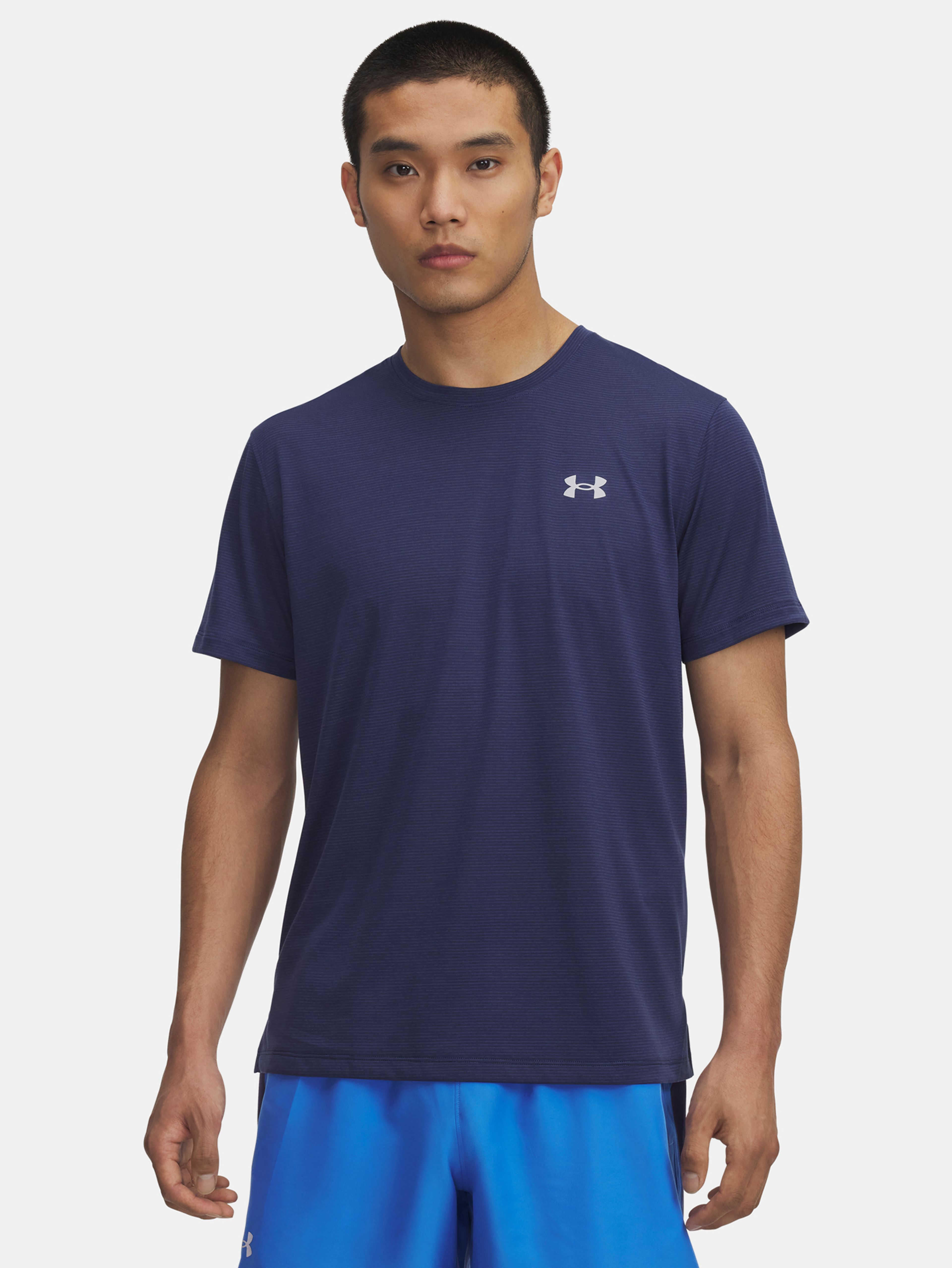 Férfi póló Under Armour UA LAUNCH SHORTSLEEVE-BLU