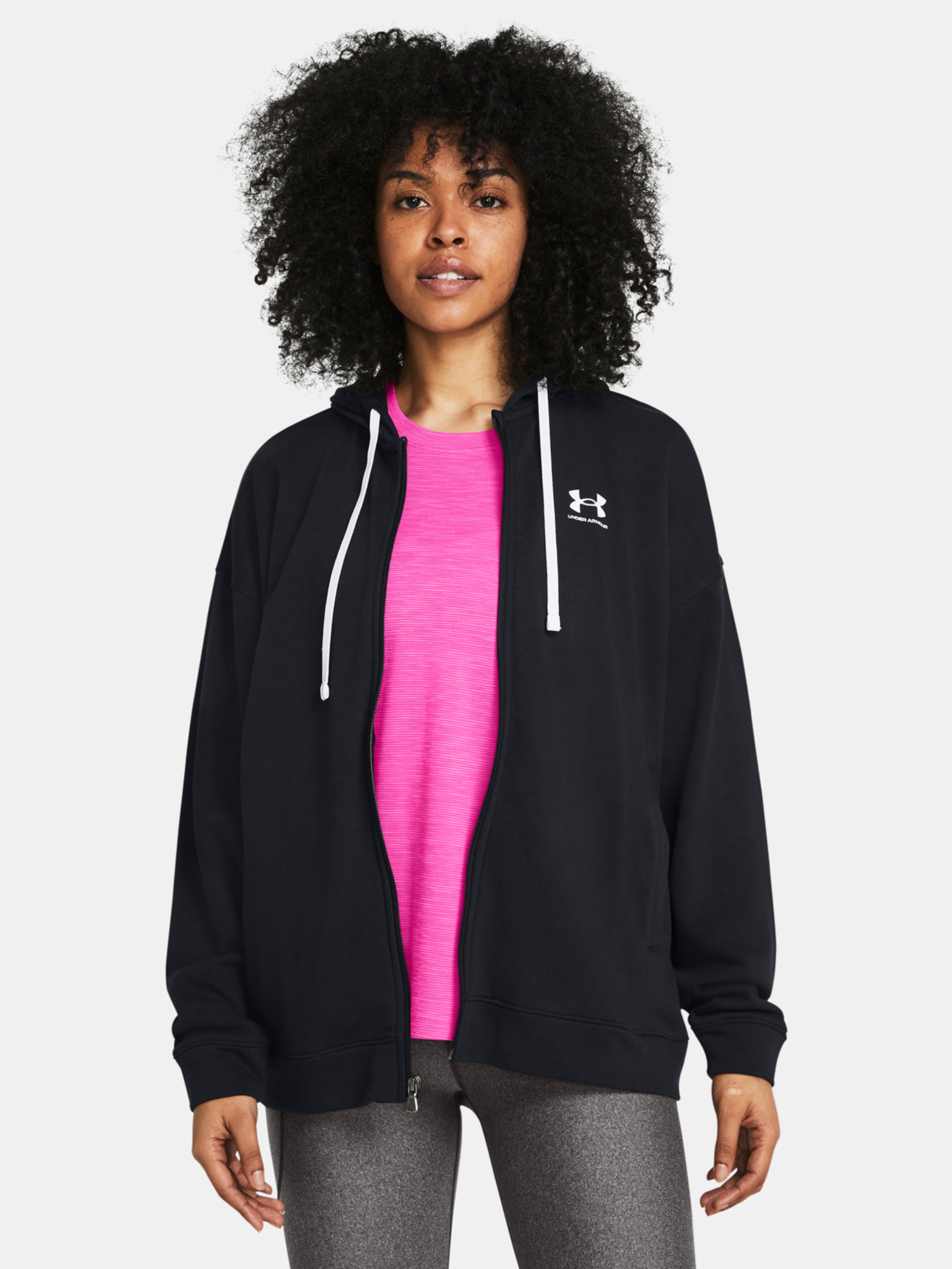Női felső Under Armour UA Rival Terry OS FZ Hooded