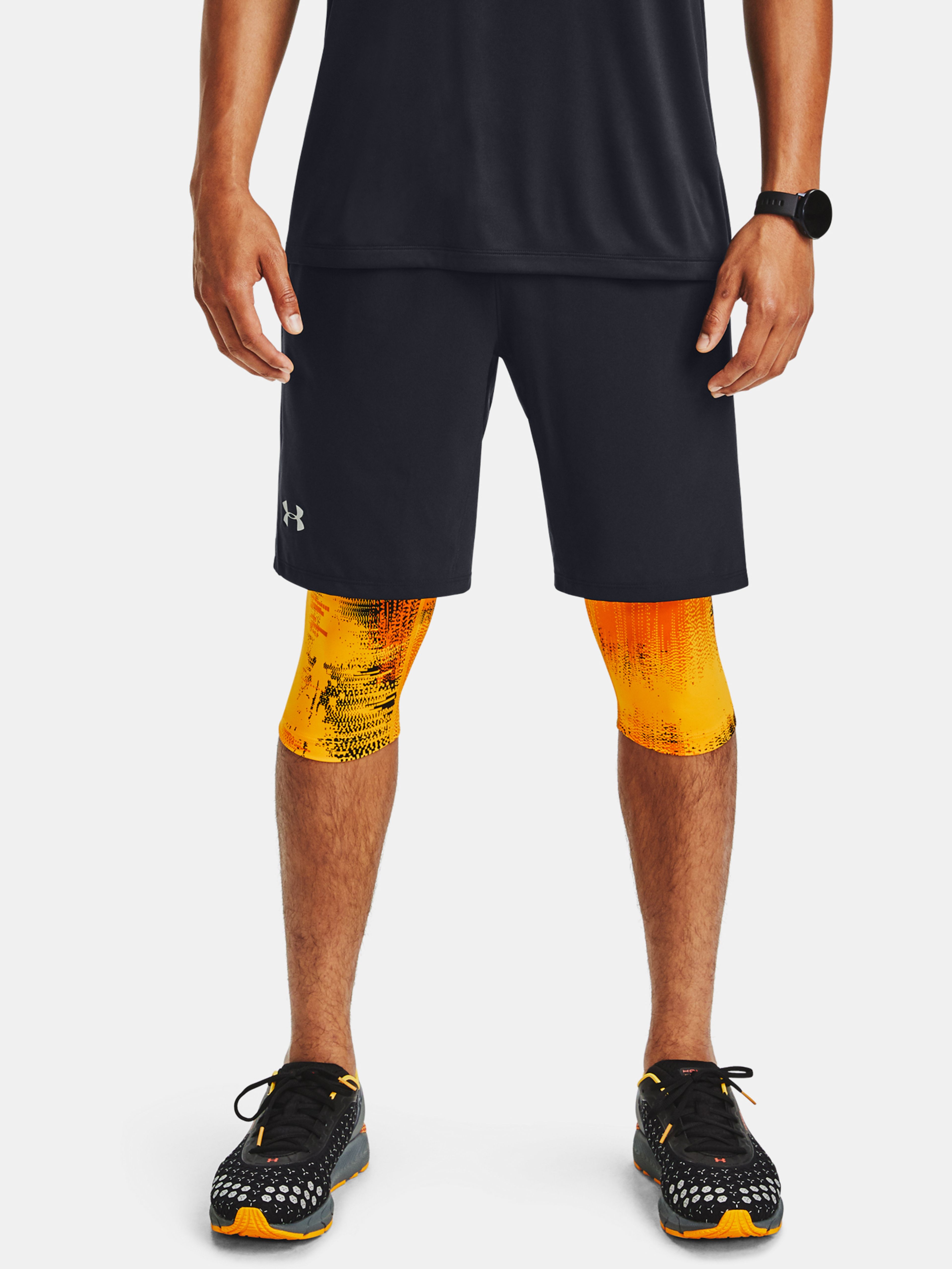 Meeste lühikesed püksid Under Armour M Launch SW Long 2-in-1 Printed Short