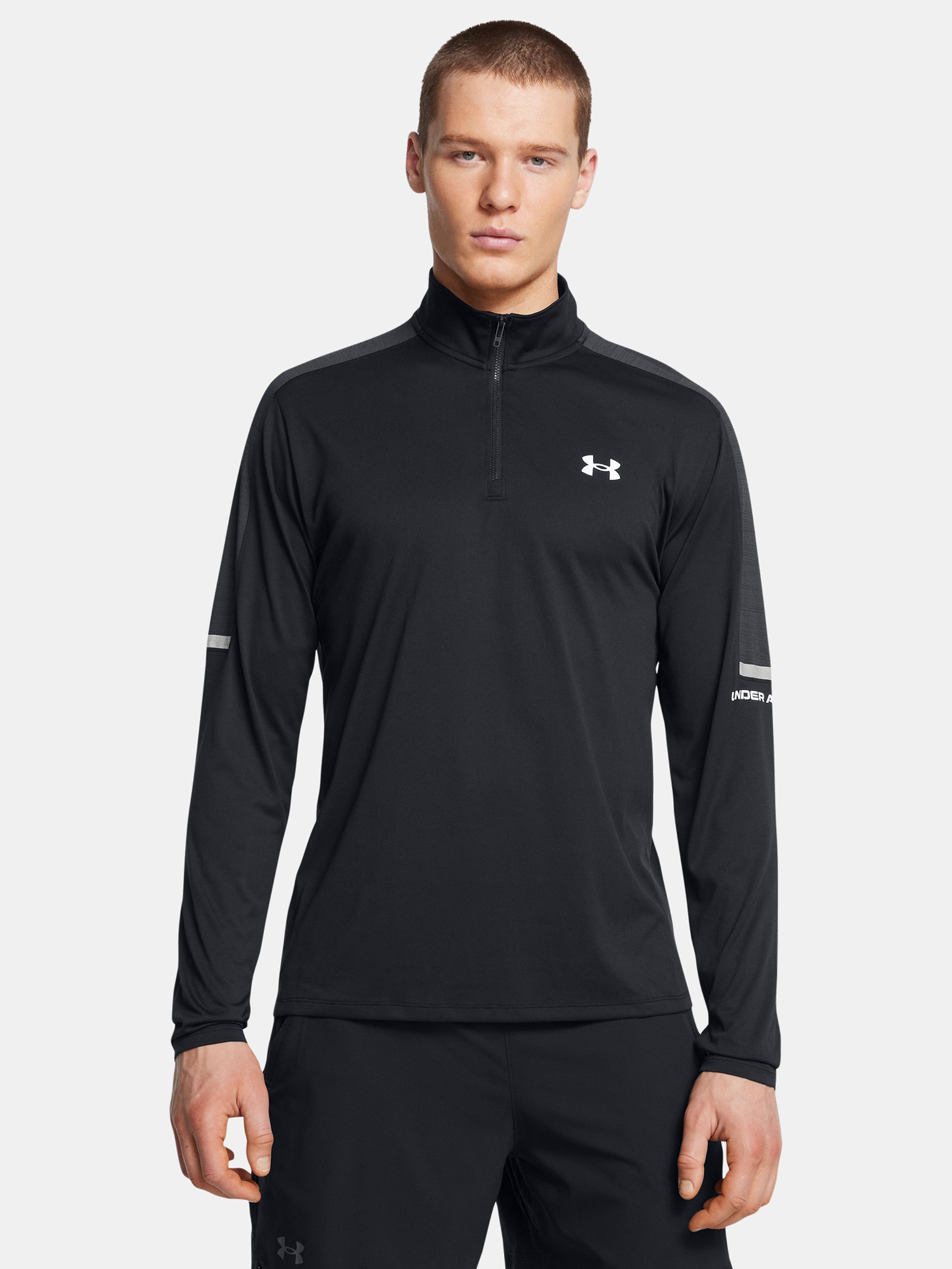 Férfi póló Under Armour UA Tech Utility 1/4 Zip-BLK