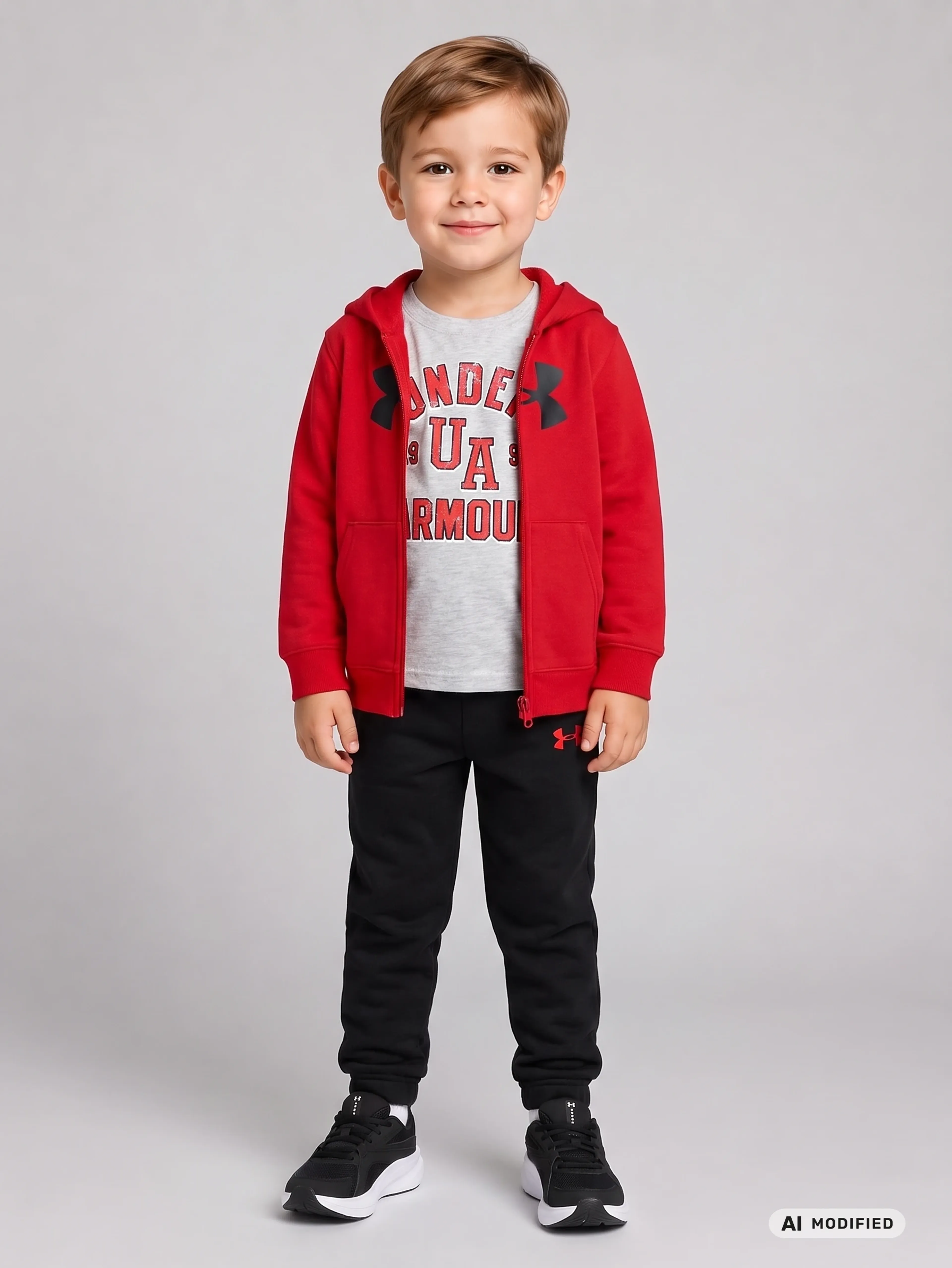 Poiste komplekt Under Armour UA RIVAL 3PC HOODIE SET - 001