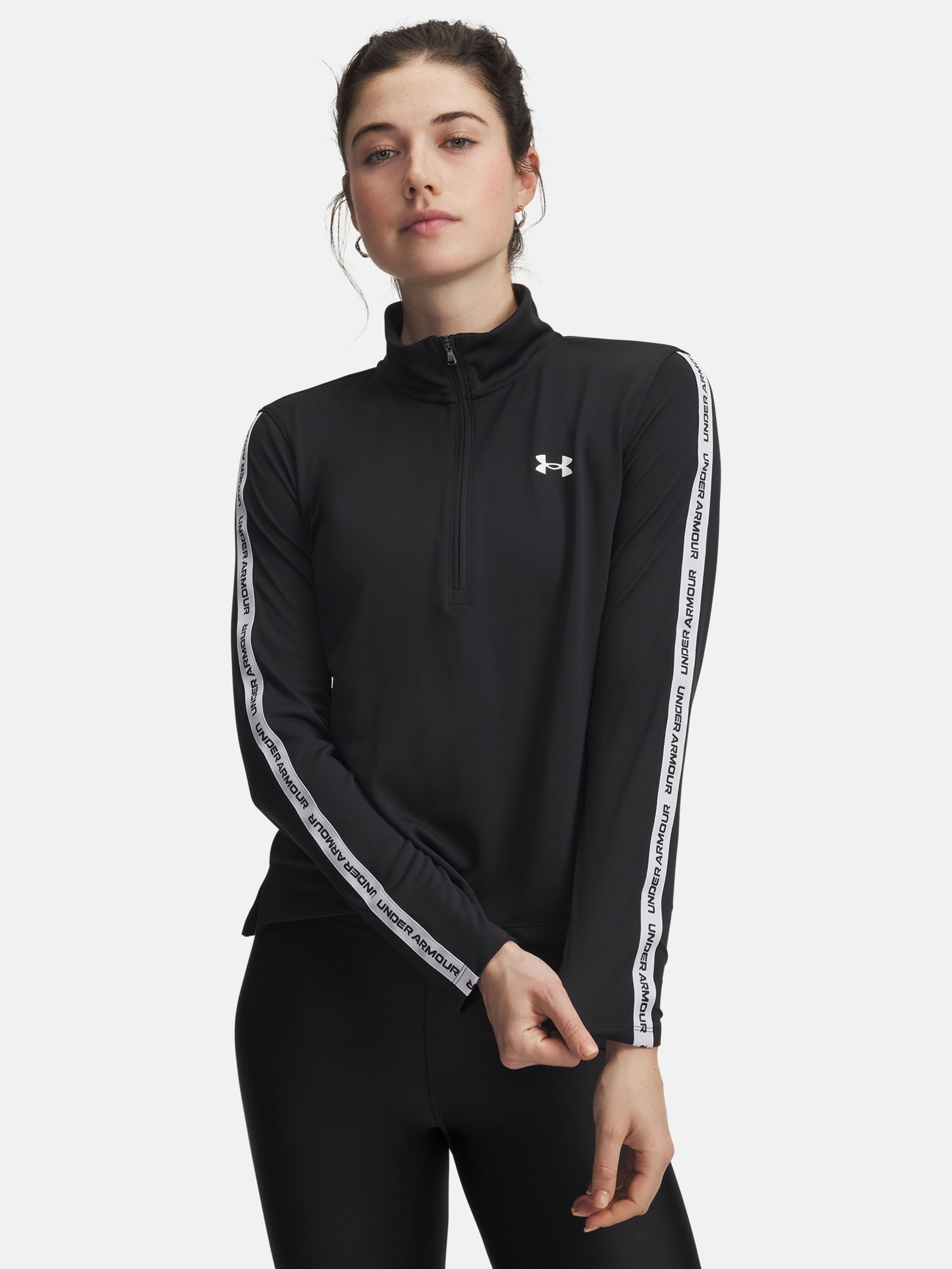 Dámská mikina Under Armour UA Tech WM Tape Half Zip-BLK