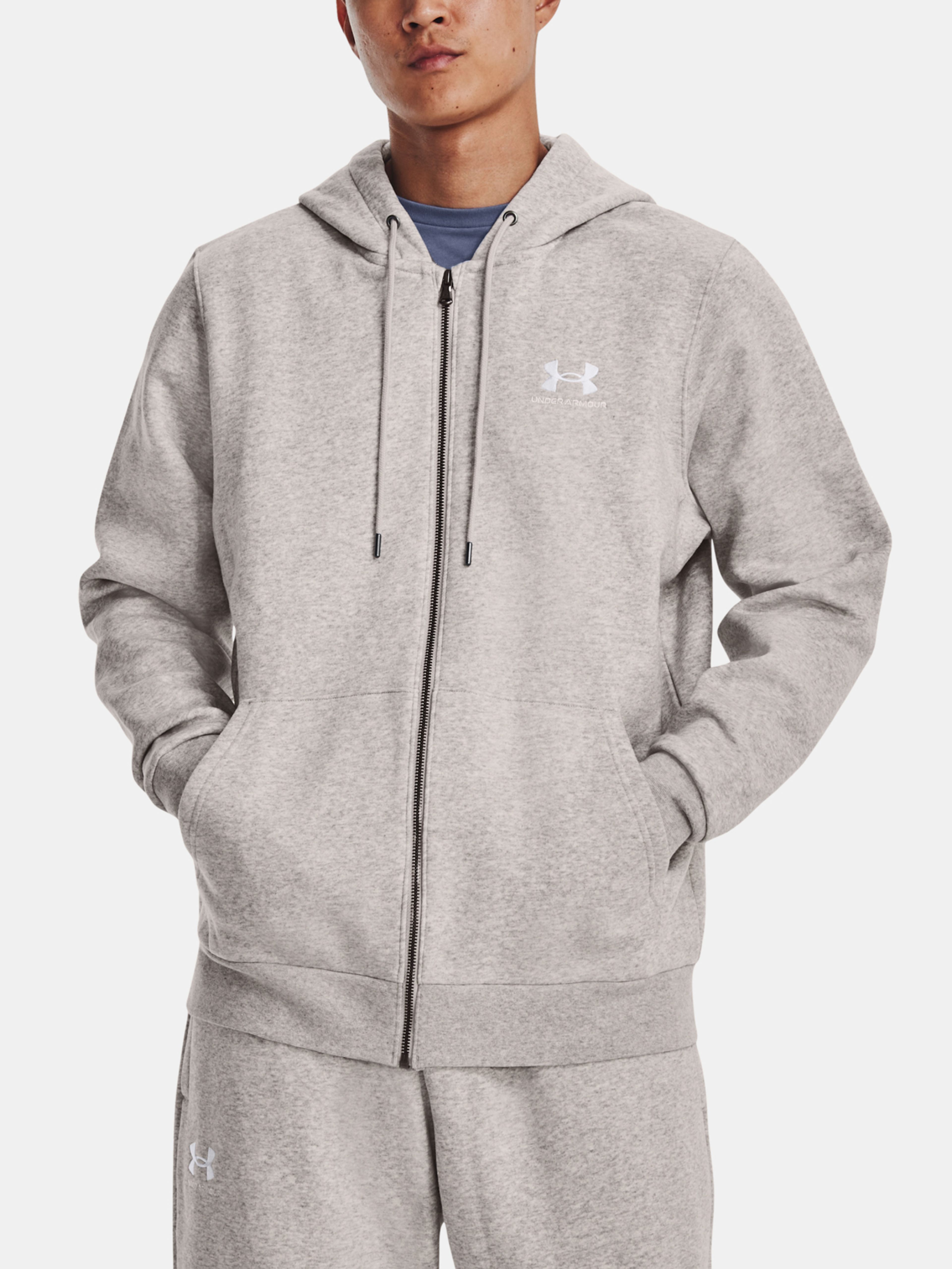 Férfi felső Under Armour UA Essential Fleece FZ Hood