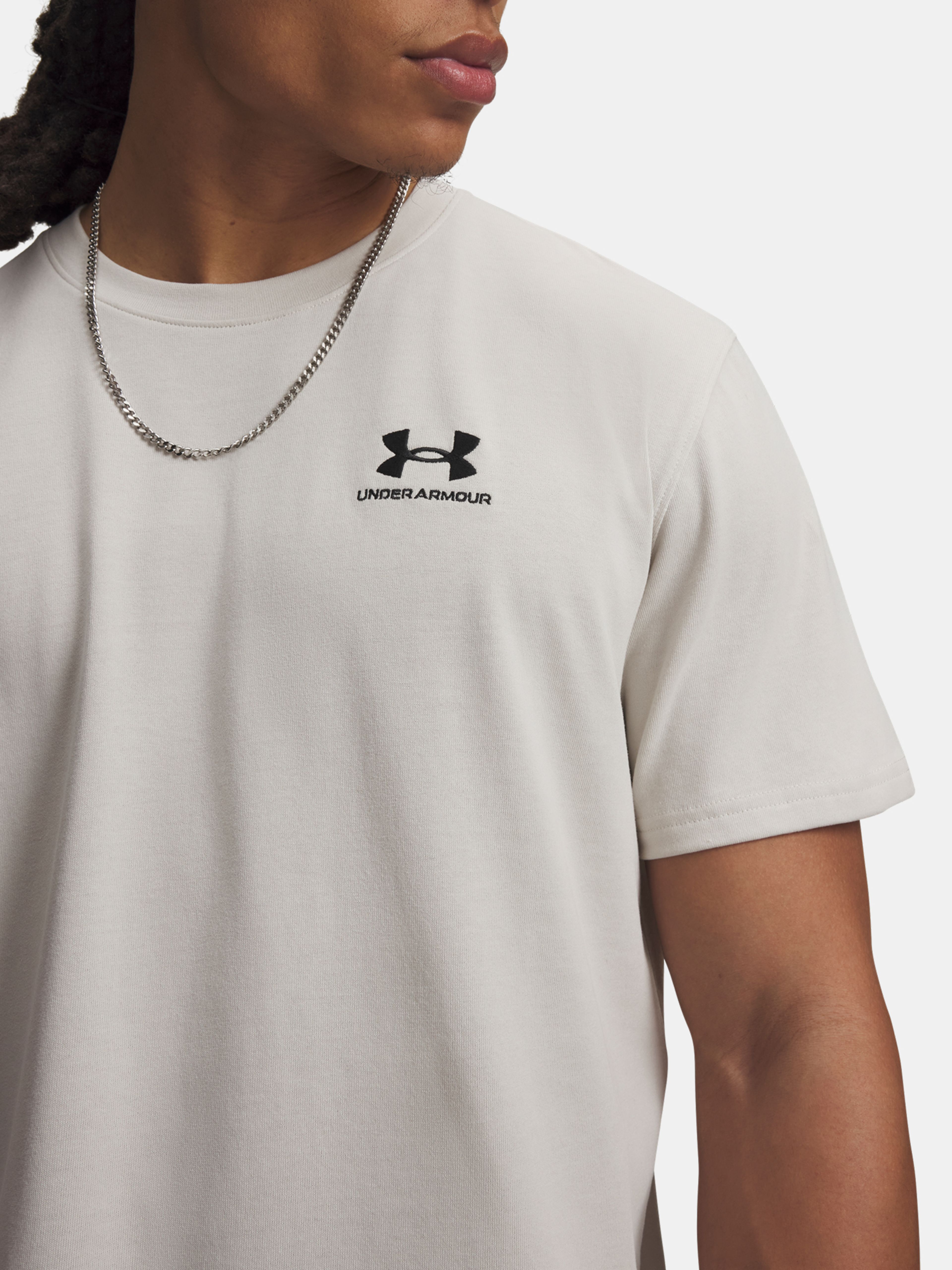 Moška majica Under Armour UA M LOGO EMB HEAVYWEIGHT SS - 003