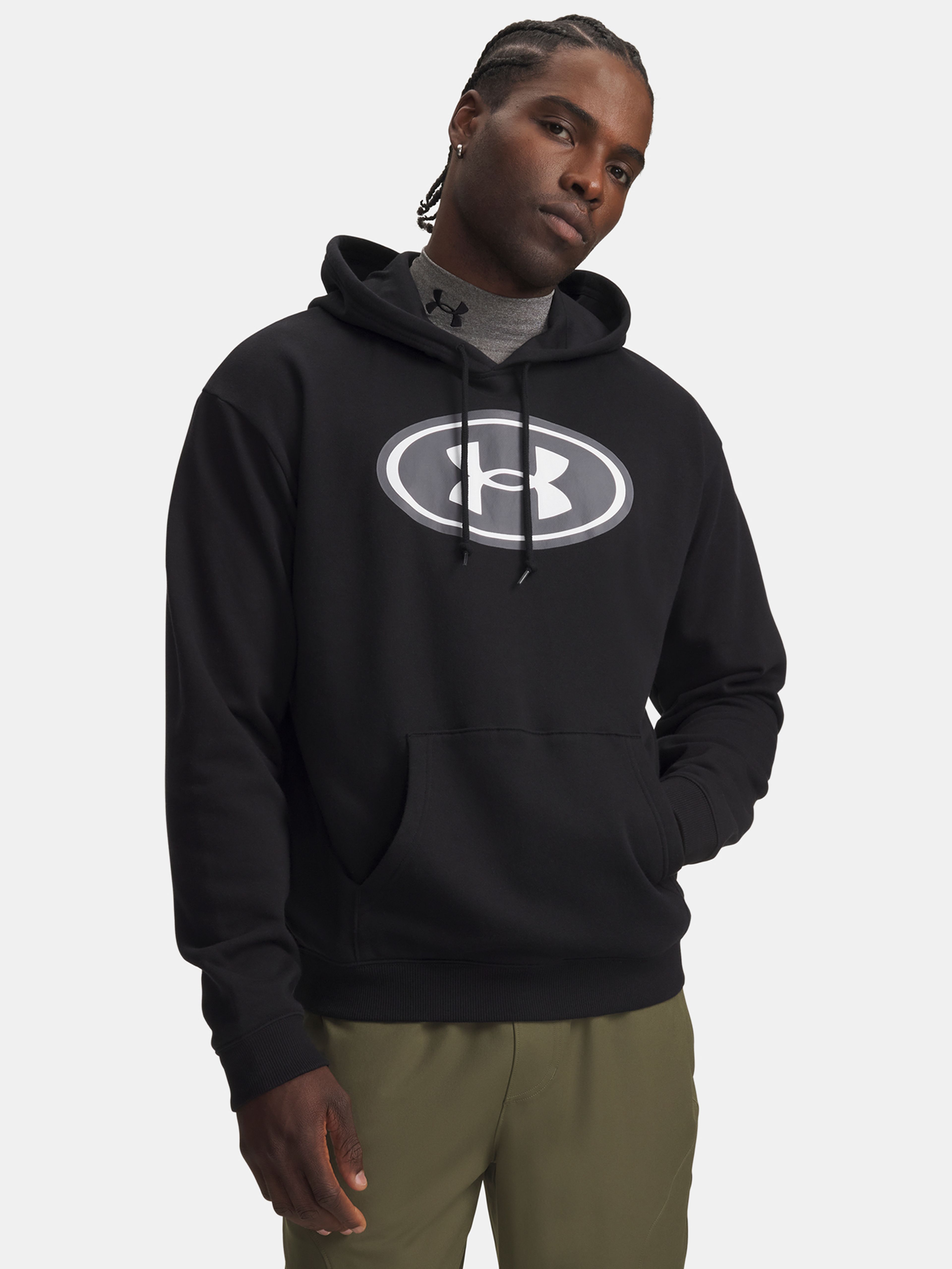 Férfi felső Under Armour UA Rival Flc Branded Hoodie - 001