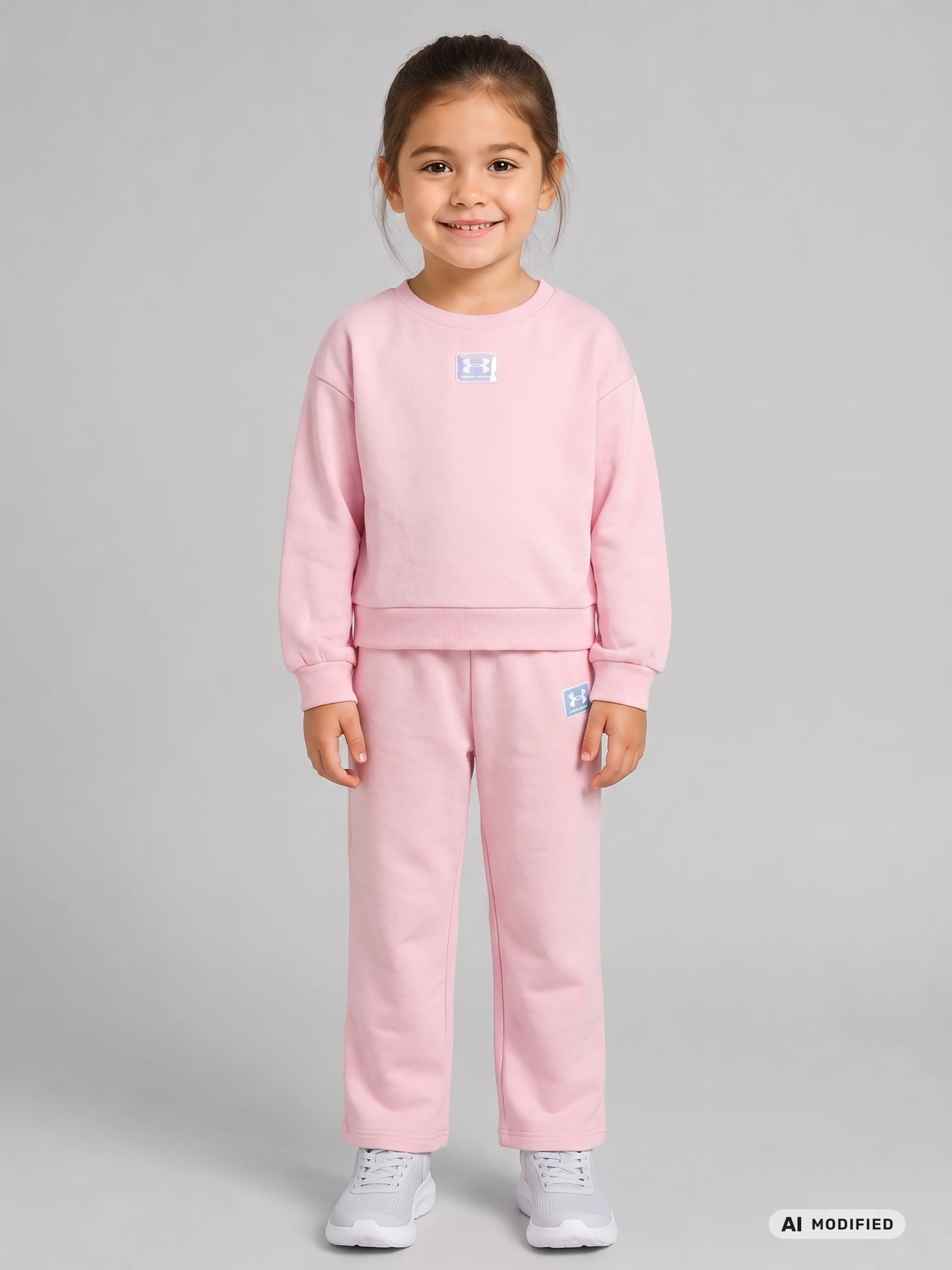 Mergaičių rinkinys Under Armour UA RIVAL CREW FLARE SET - 001