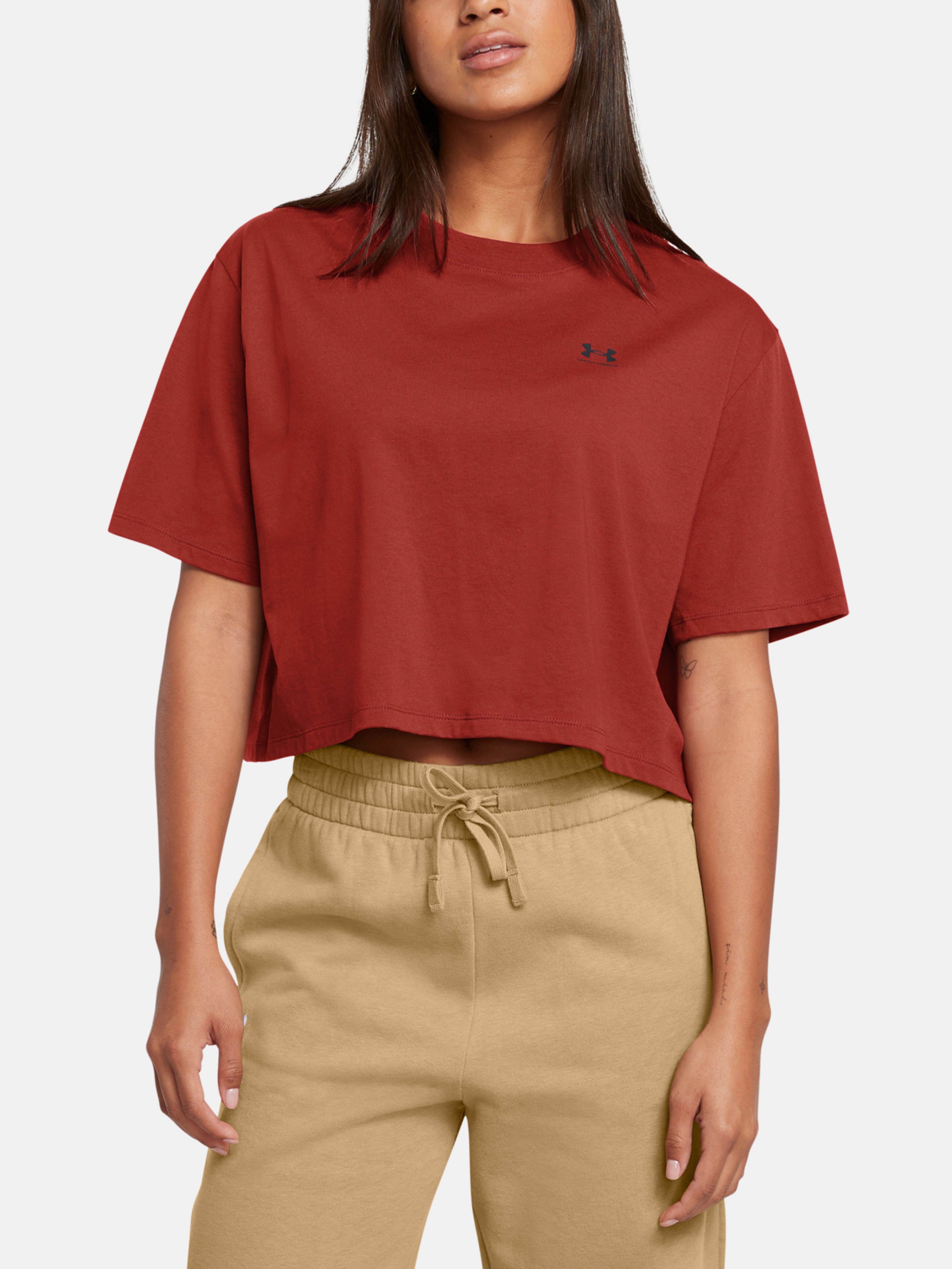 Dámské tričko Under Armour UA W BOXY CROP LOGO SS