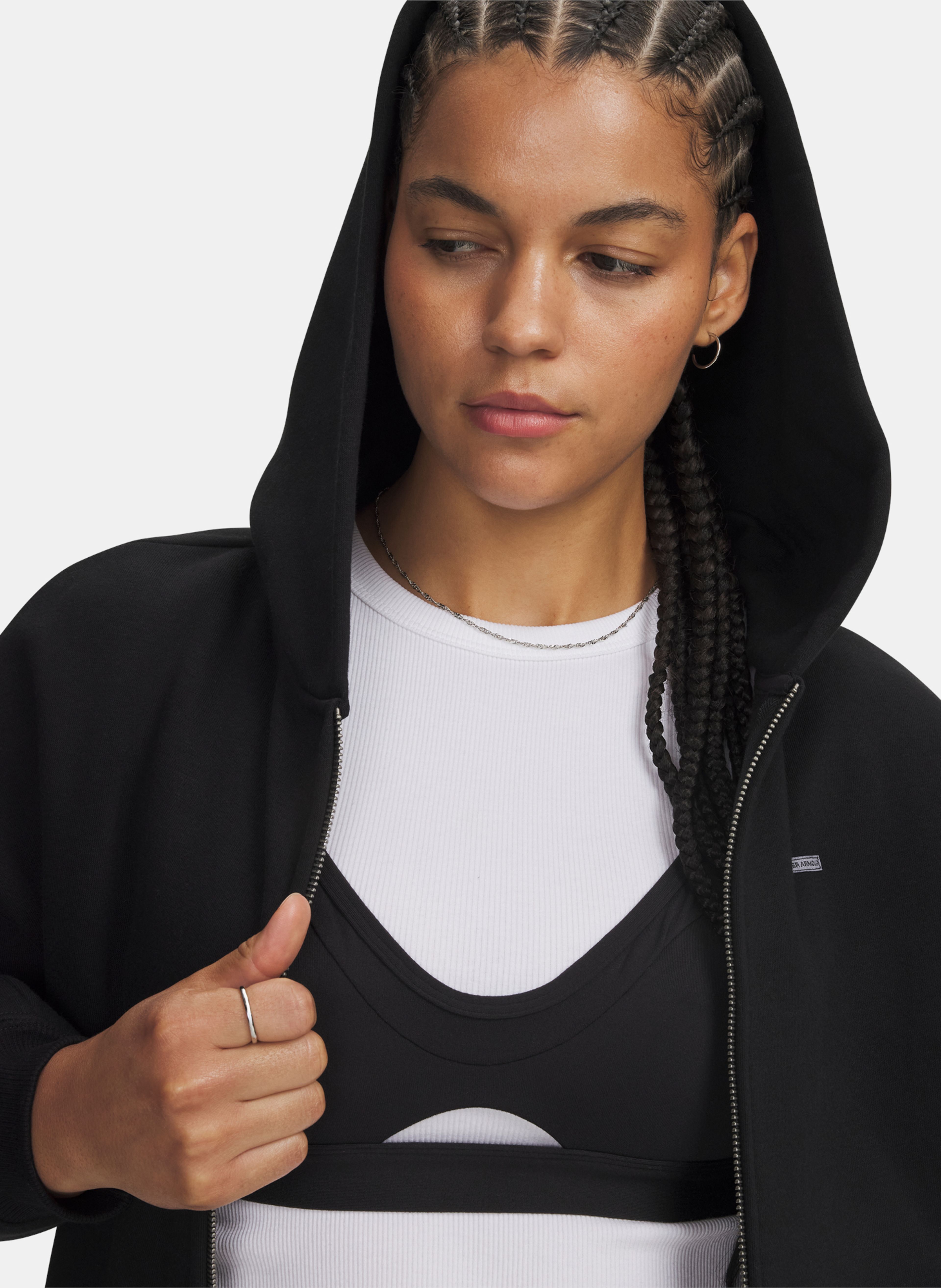 Sieviešu ikdienas džemperis Under Armour UA ICON SAMA FLC FZ - 003