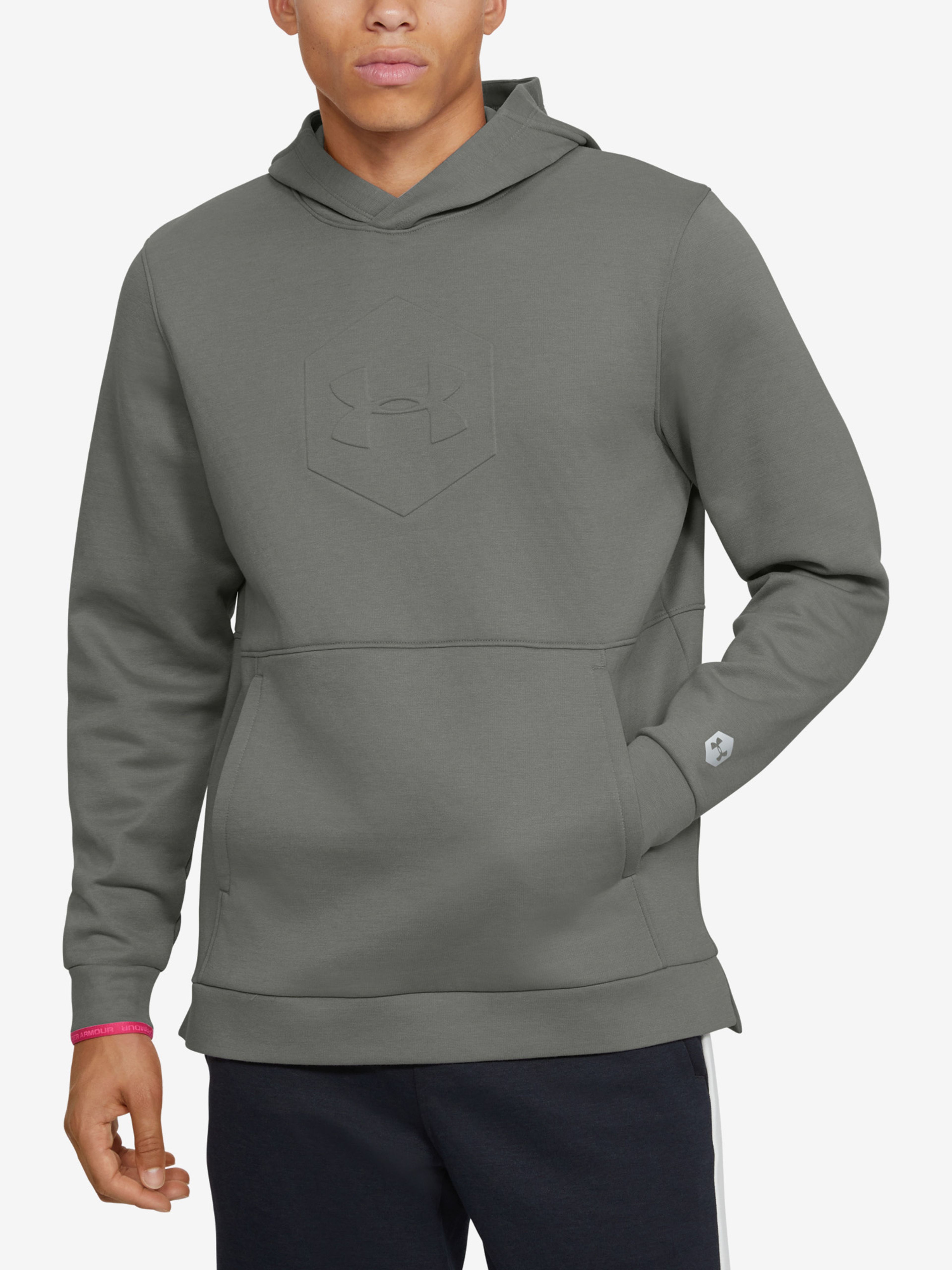 Pánská mikina Under Armour Athlete Recovery Fleece Graphic Hoodie