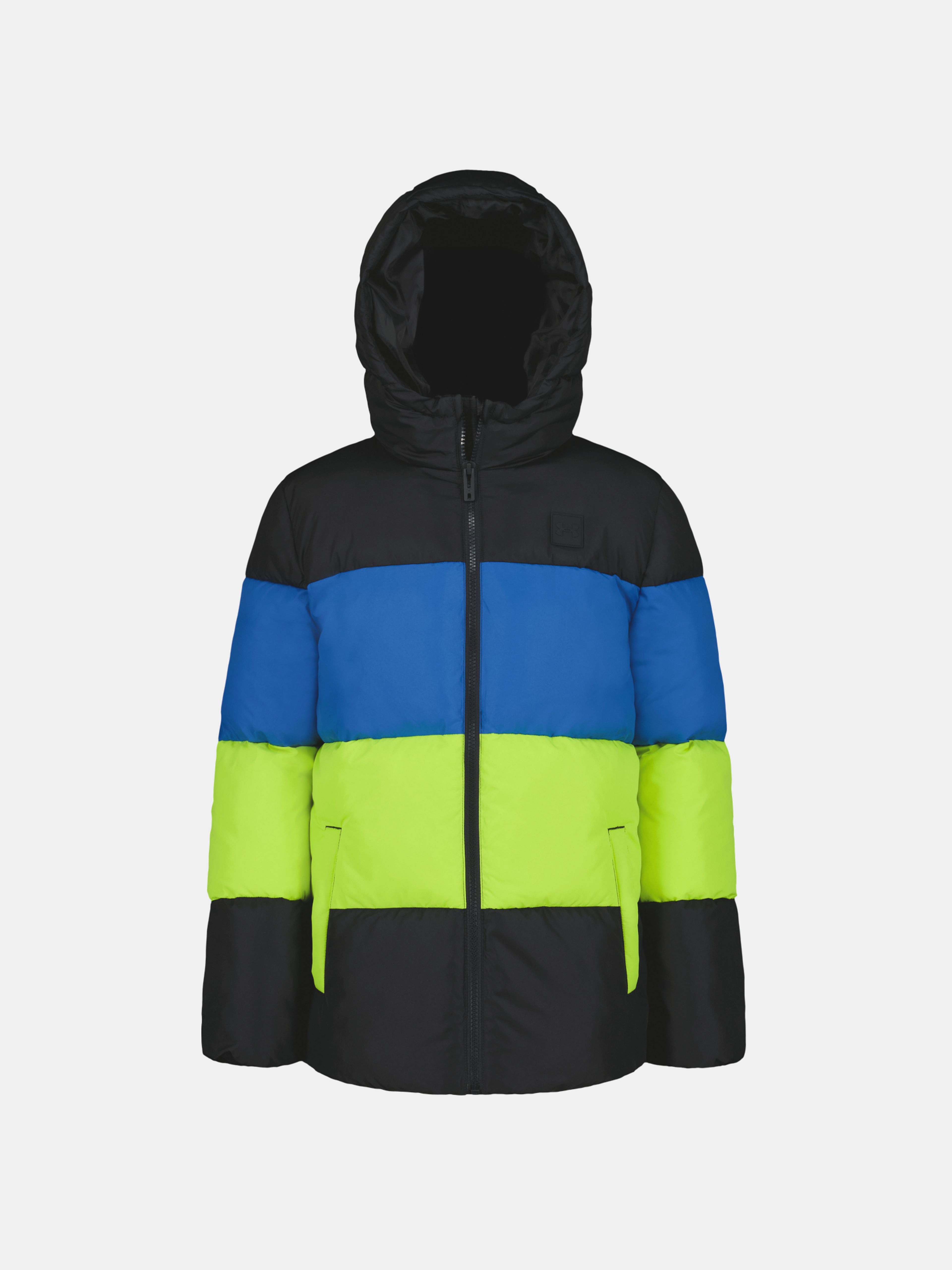 Fiú dzseki Under Armour UA PANEL BLOCK PUFFER  JACKET - 001