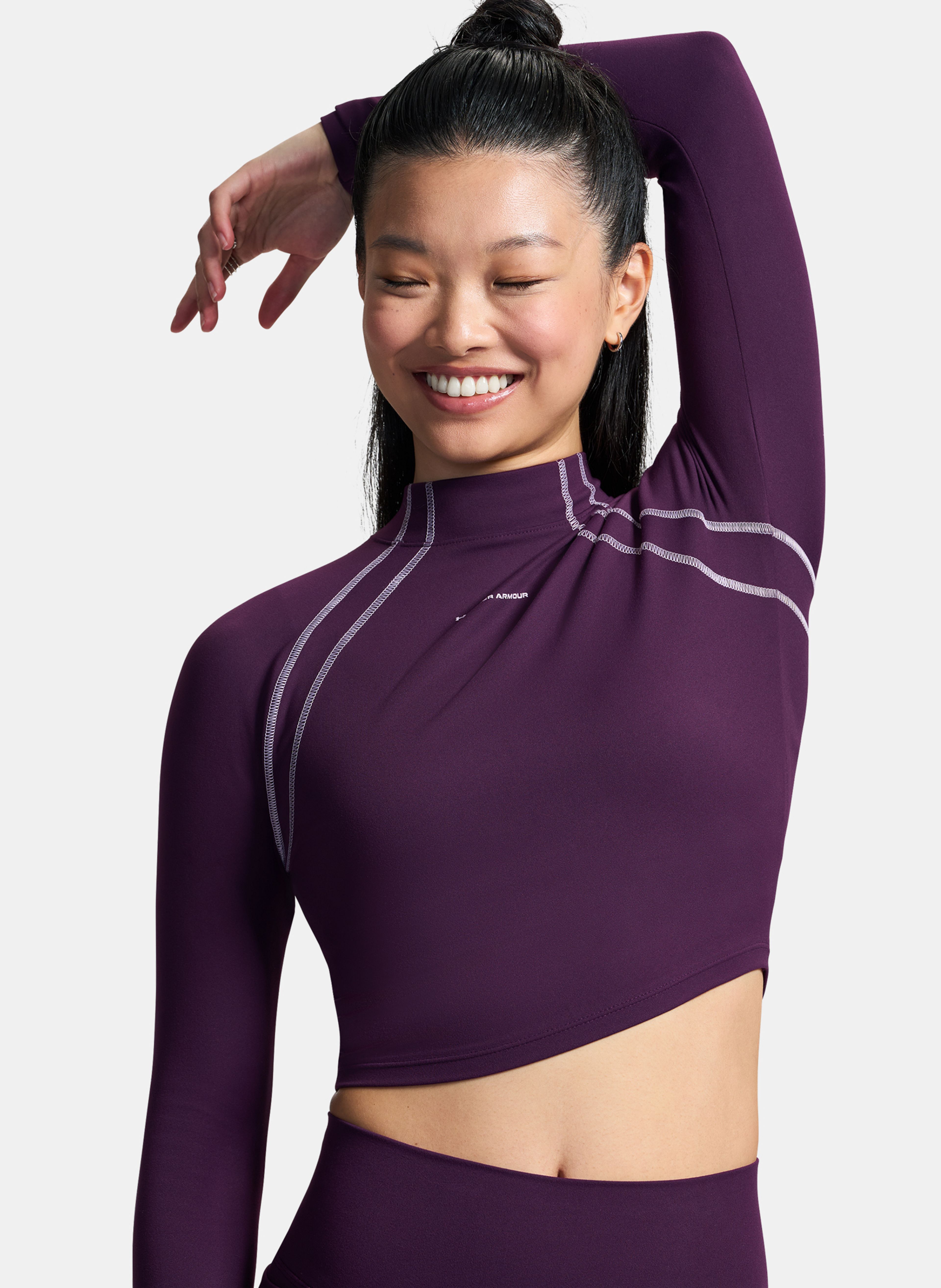Sieviešu t-krekls Under Armour Motion LS Mock - 004