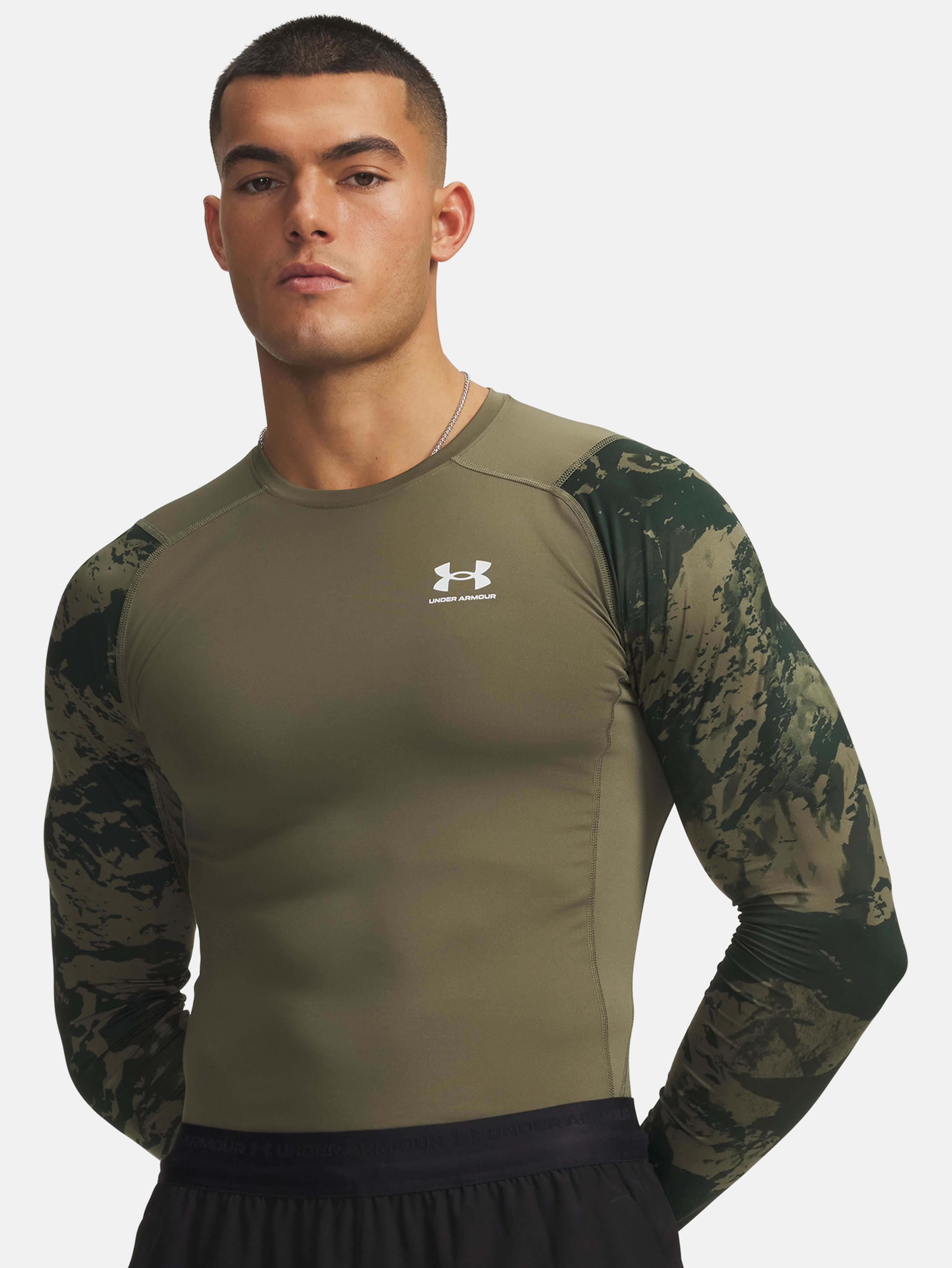 Vyriški marškinėliai Under Armour UA HG Armour Comp CB LS - 001