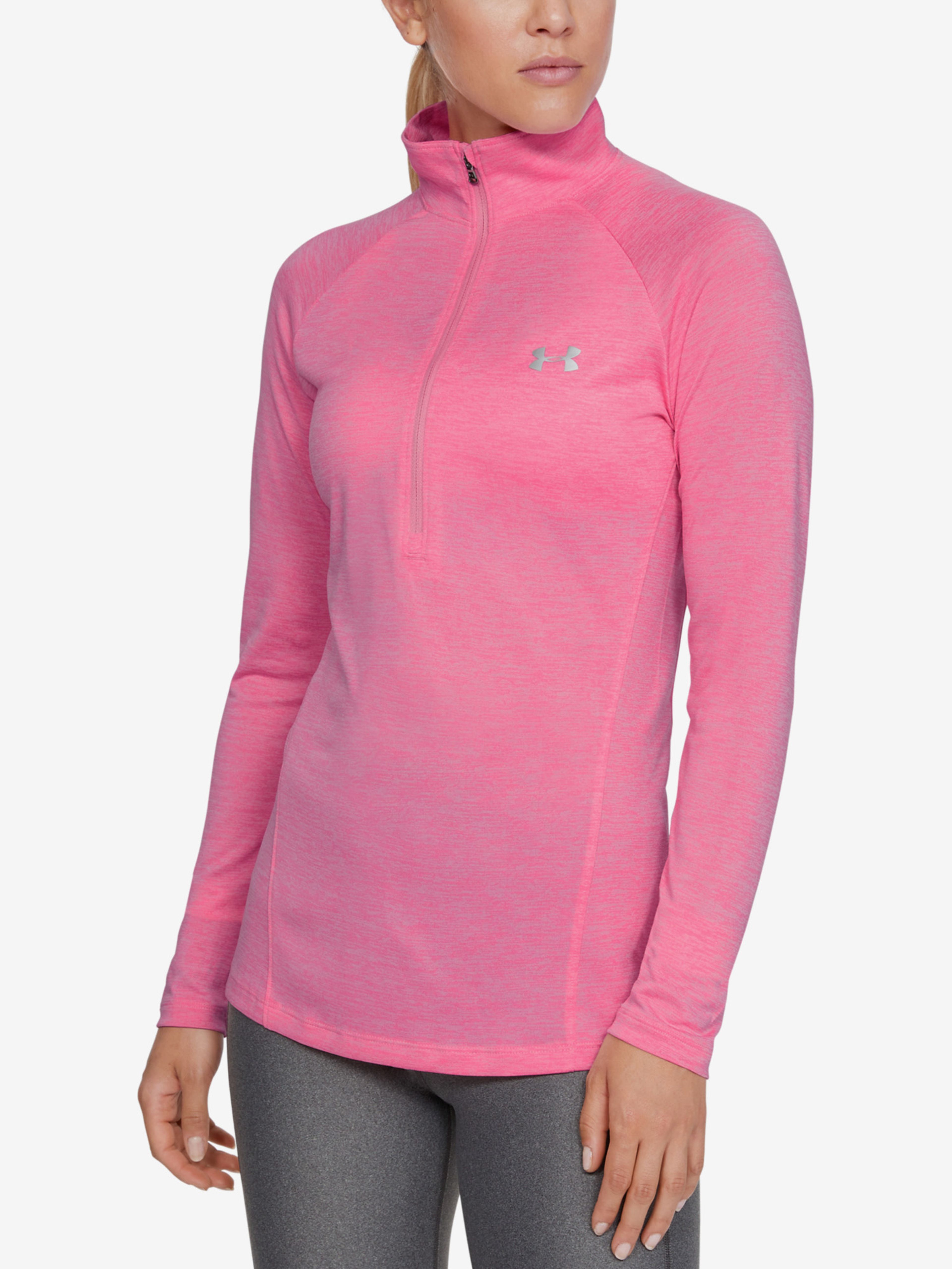 Női póló Under Armour Tech 1 2 Zip - Twist