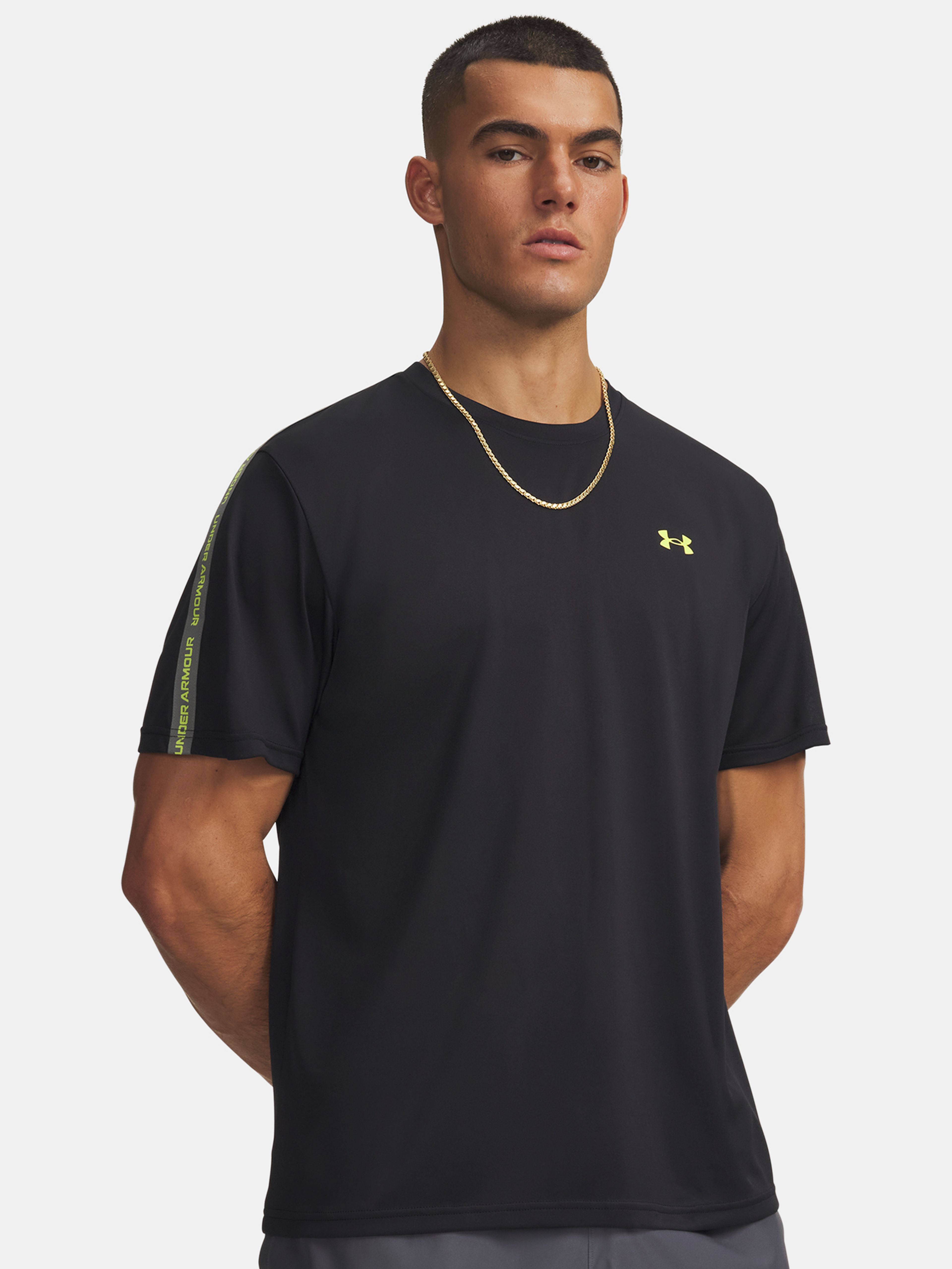 Pánske tričko Under Armour UA Tech Taping SS - 001