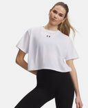 Moteriški marškinėliai Under Armour UA Rival Boxy Tee Solid-Balta - 003