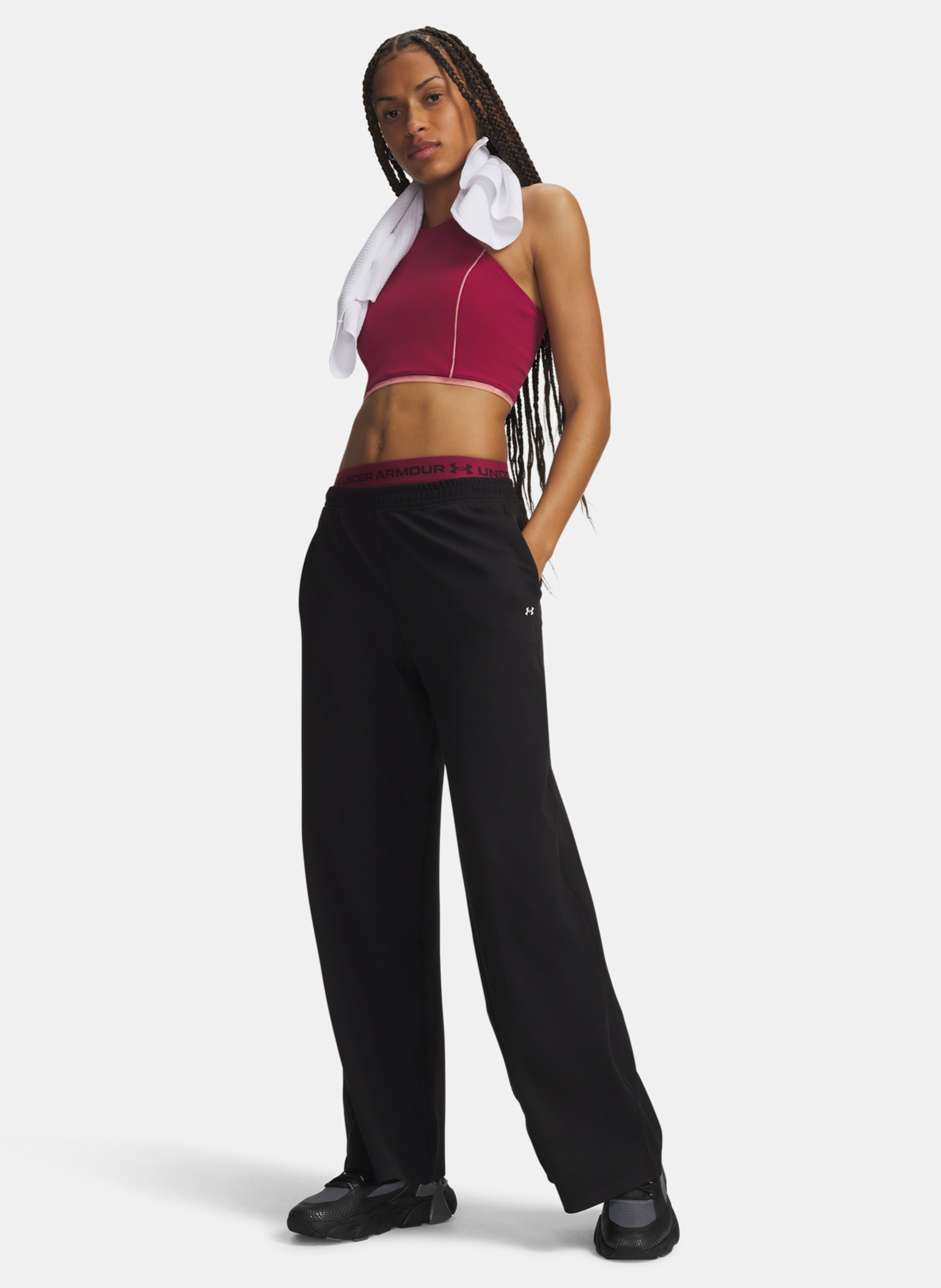 Sieviešu sporta bikses Under Armour Motion Wide Leg Pant - 004