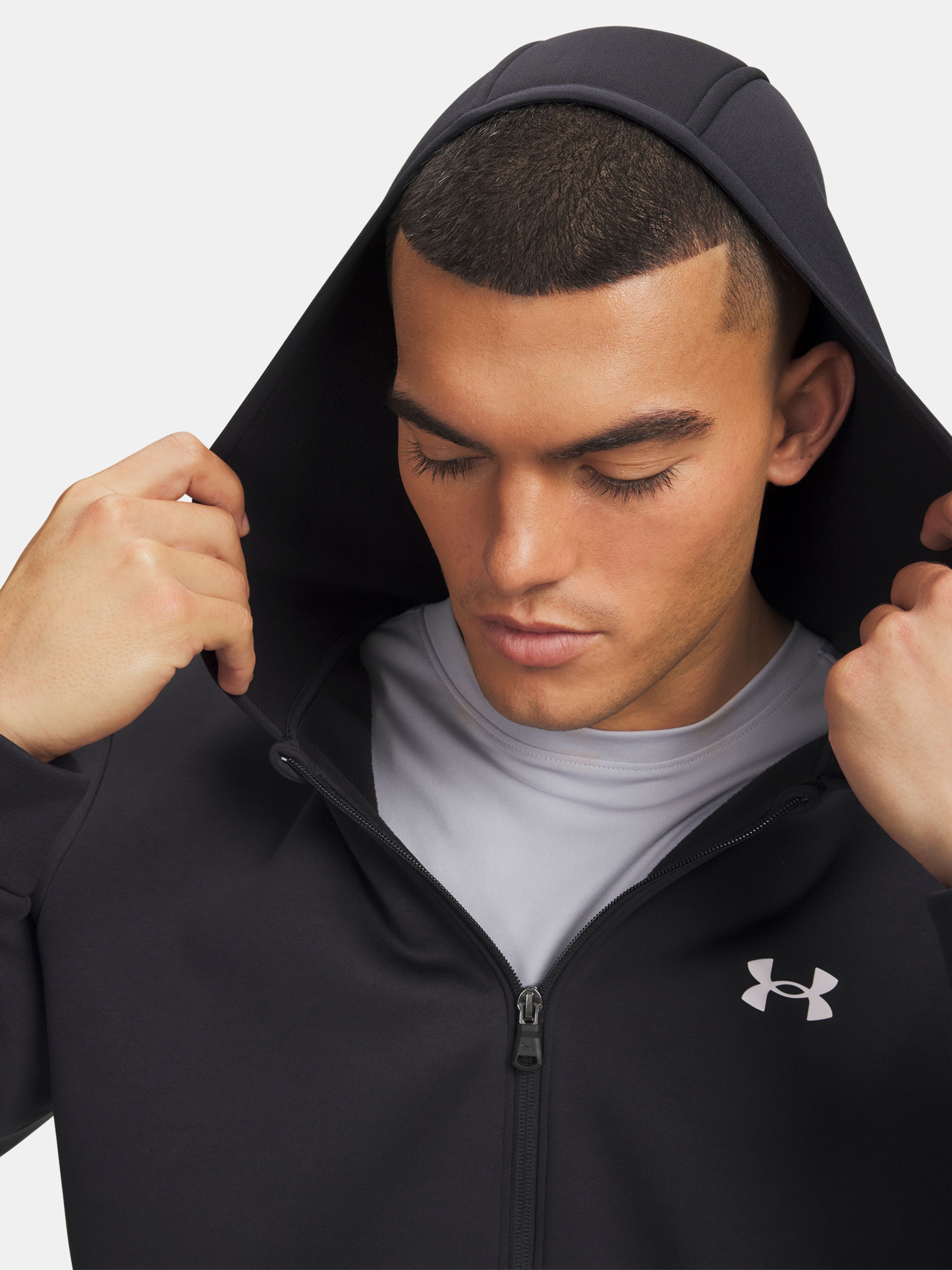 Meeste dressipluus Under Armour UA Armour Fleece FZ Hoodie - 003