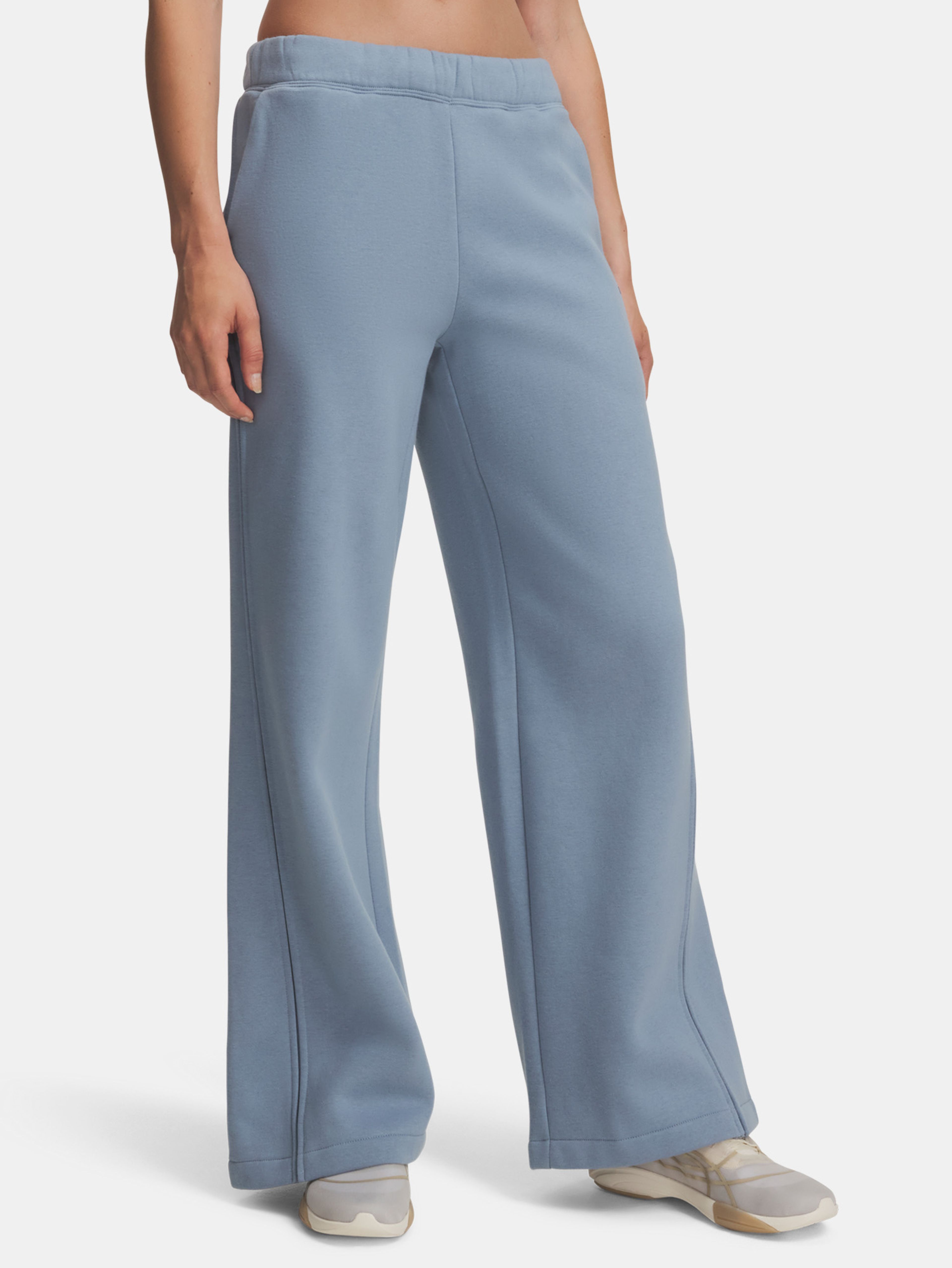 Sieviešu sporta bikses Under Armour Icon Flc Sama Wide Leg - 001