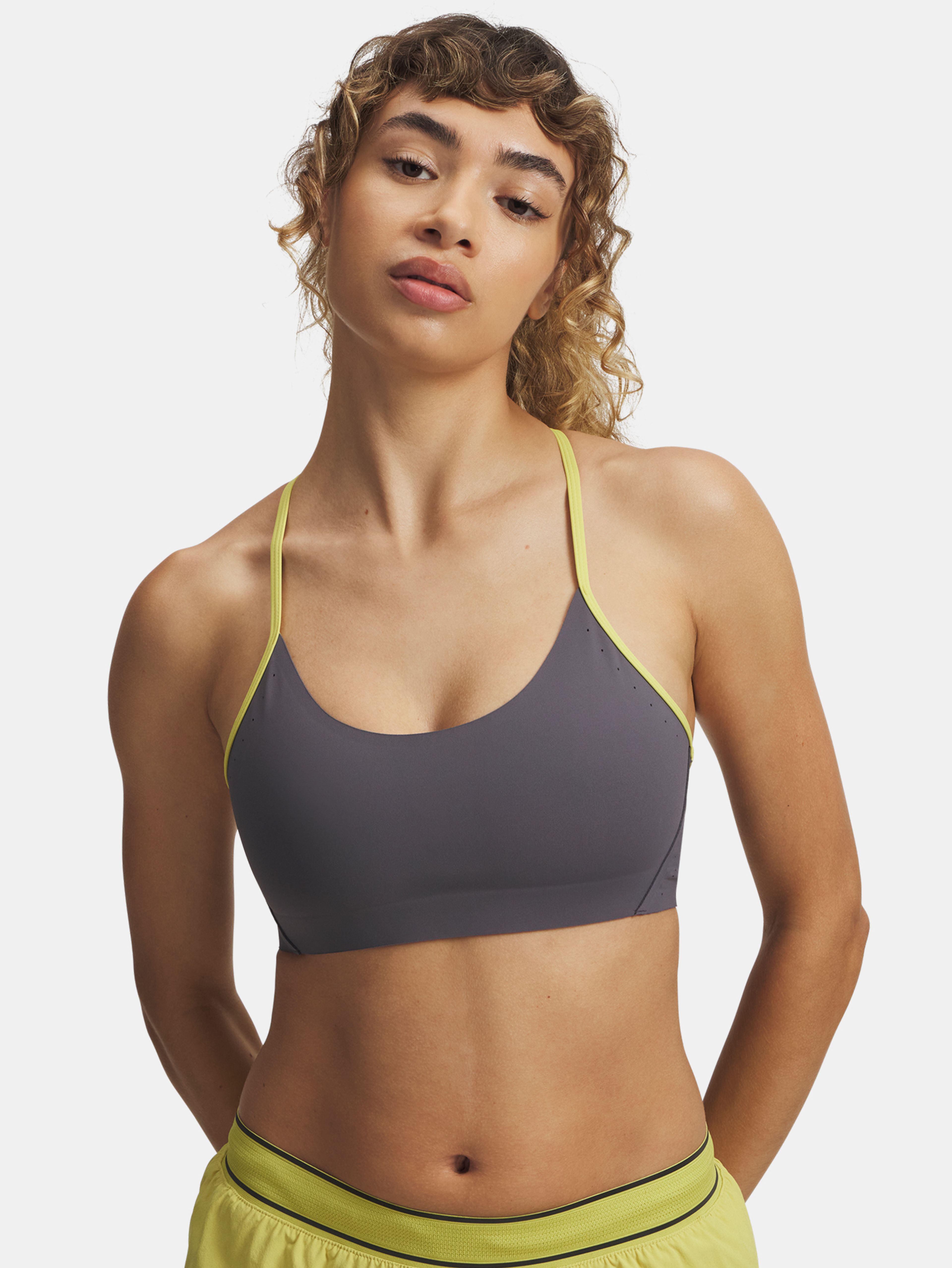Dámska podprsenka Under Armour UA Halo Bonded Bra-GRY