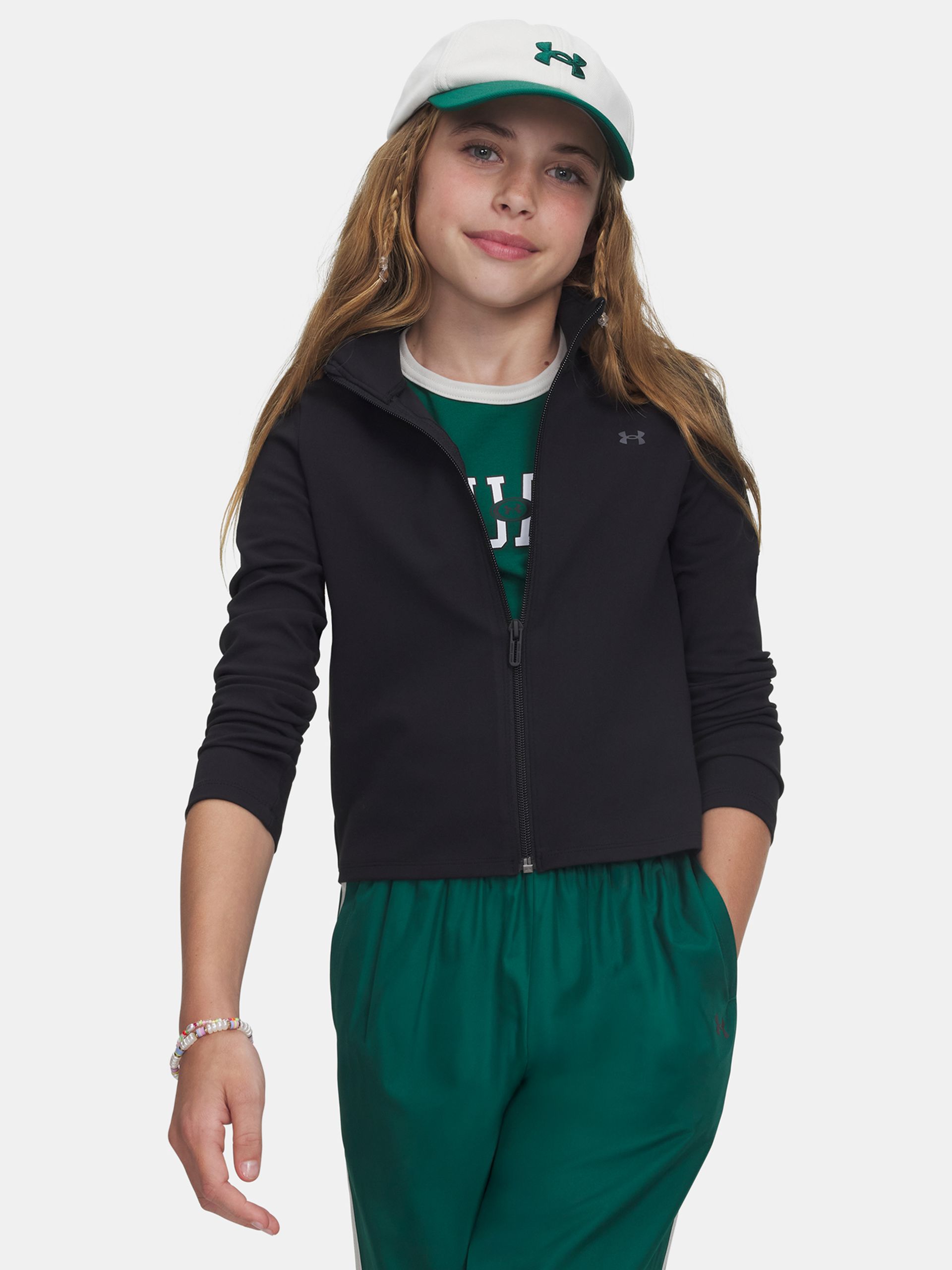 Meiteņu ikdienas džemperis Under Armour Motion FZ - 001