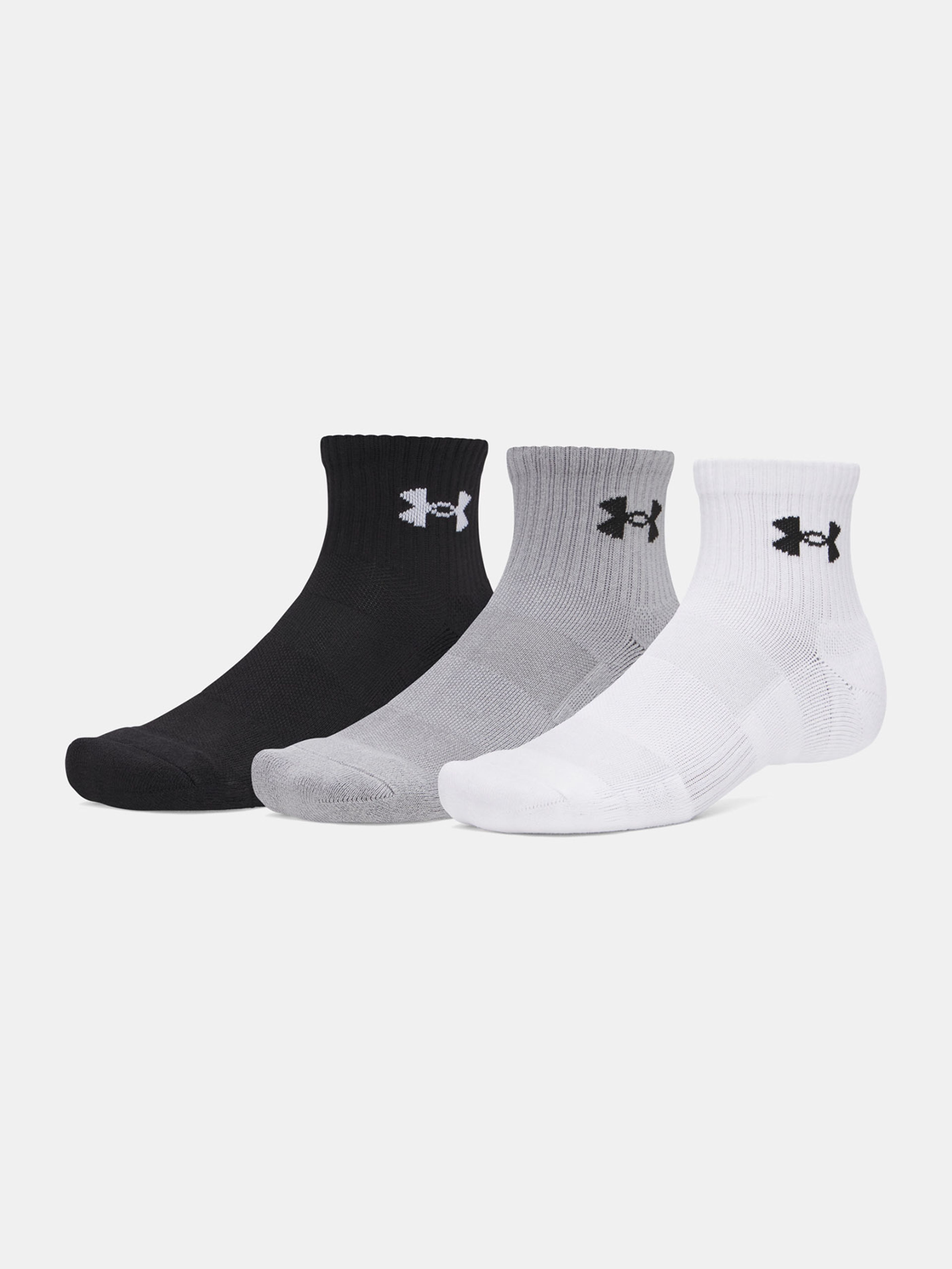 Unisex ponožky Under Armour UA Performance Cotton 3p Qtr