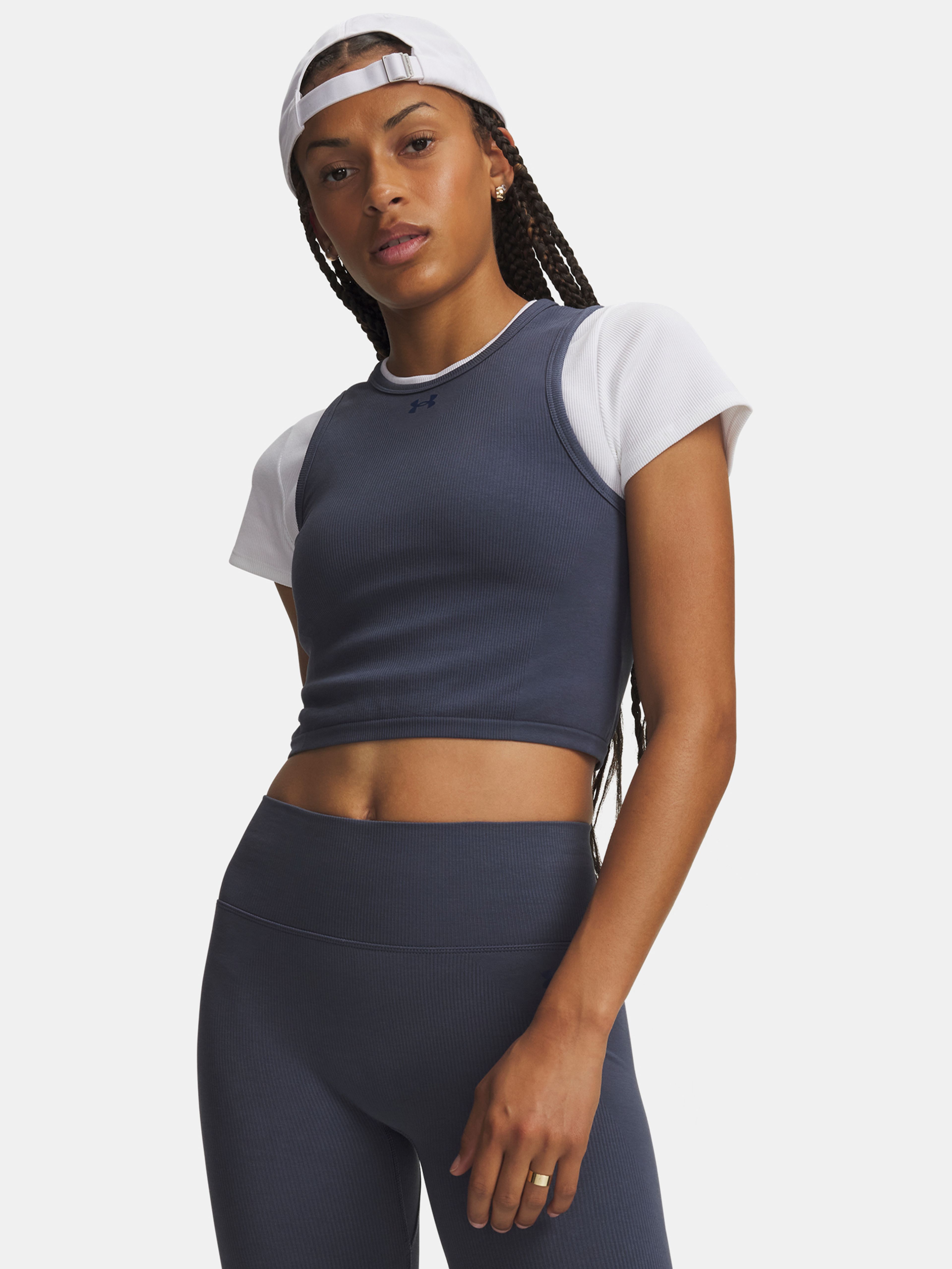 Moteriška maikutė Under Armour Seamless Cotton Hand Tank - 001