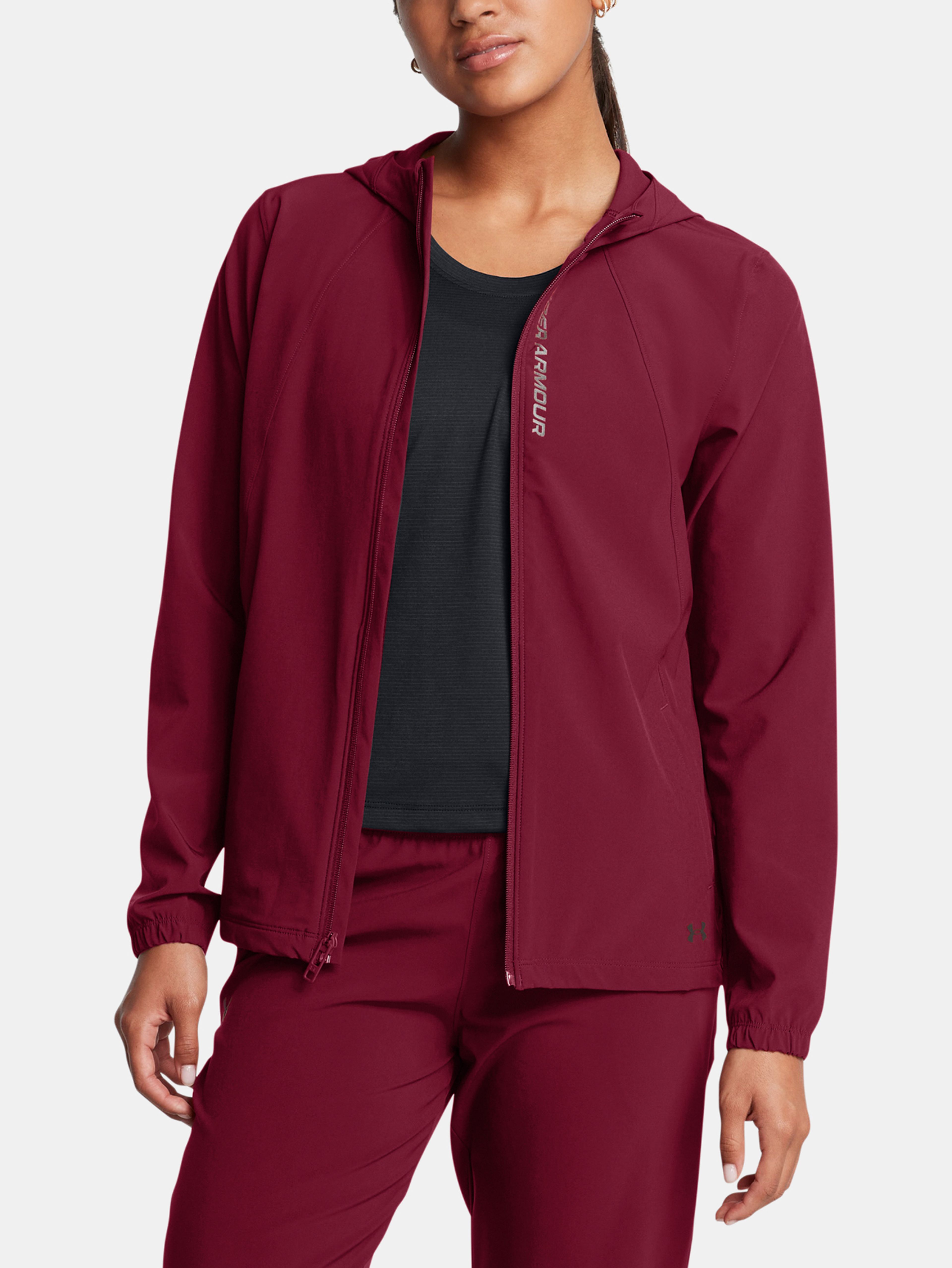 Dámska bunda Under Armour UA OutRun the STORM Jacket-RED