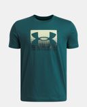 Chlapecké tričko Under Armour UA B BOXED SPORTS UPDATE SS-Zelená - 004