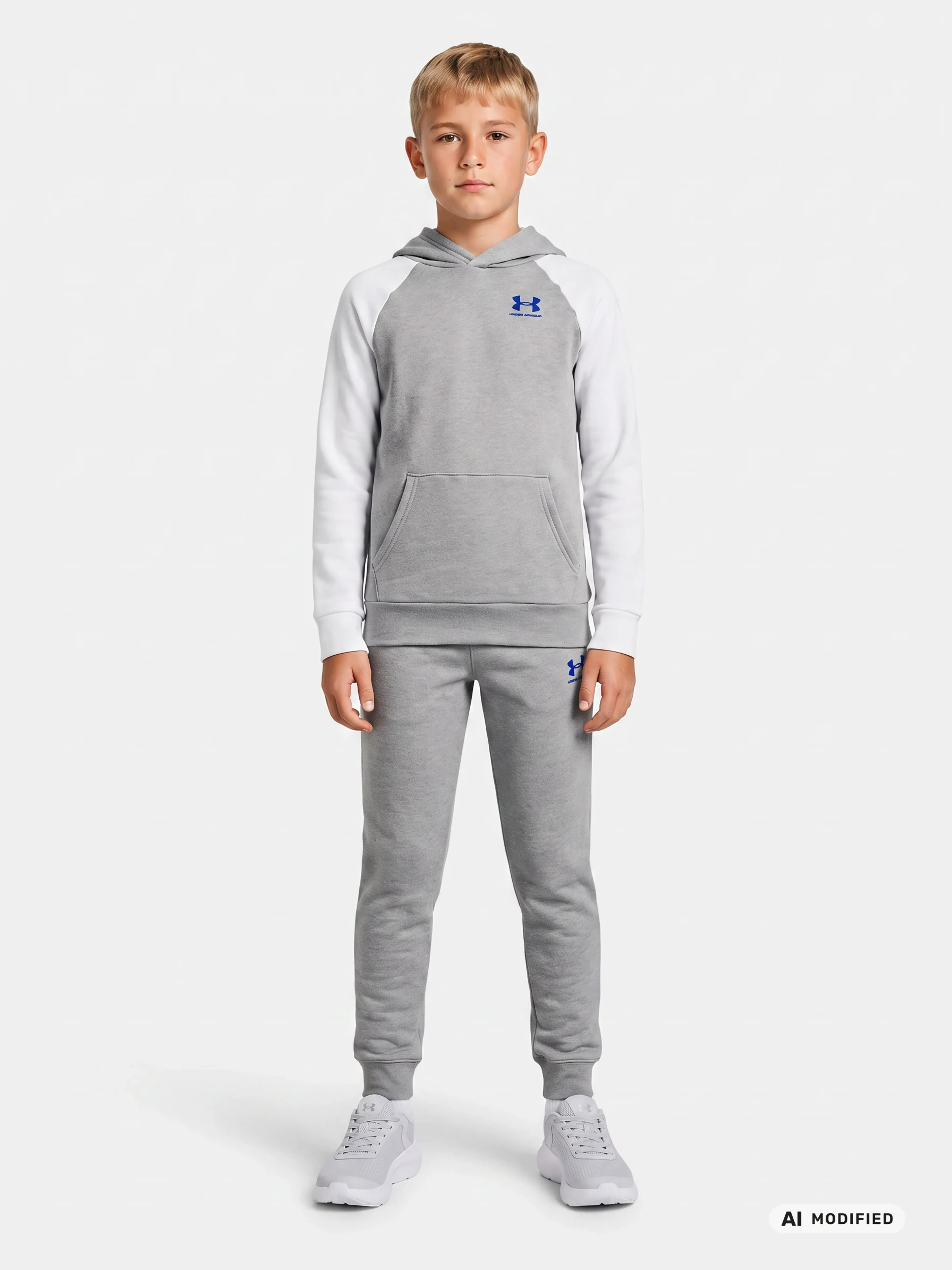 Deška trenirka Under Armour UA Rival Fleece Suit-GRY - 001