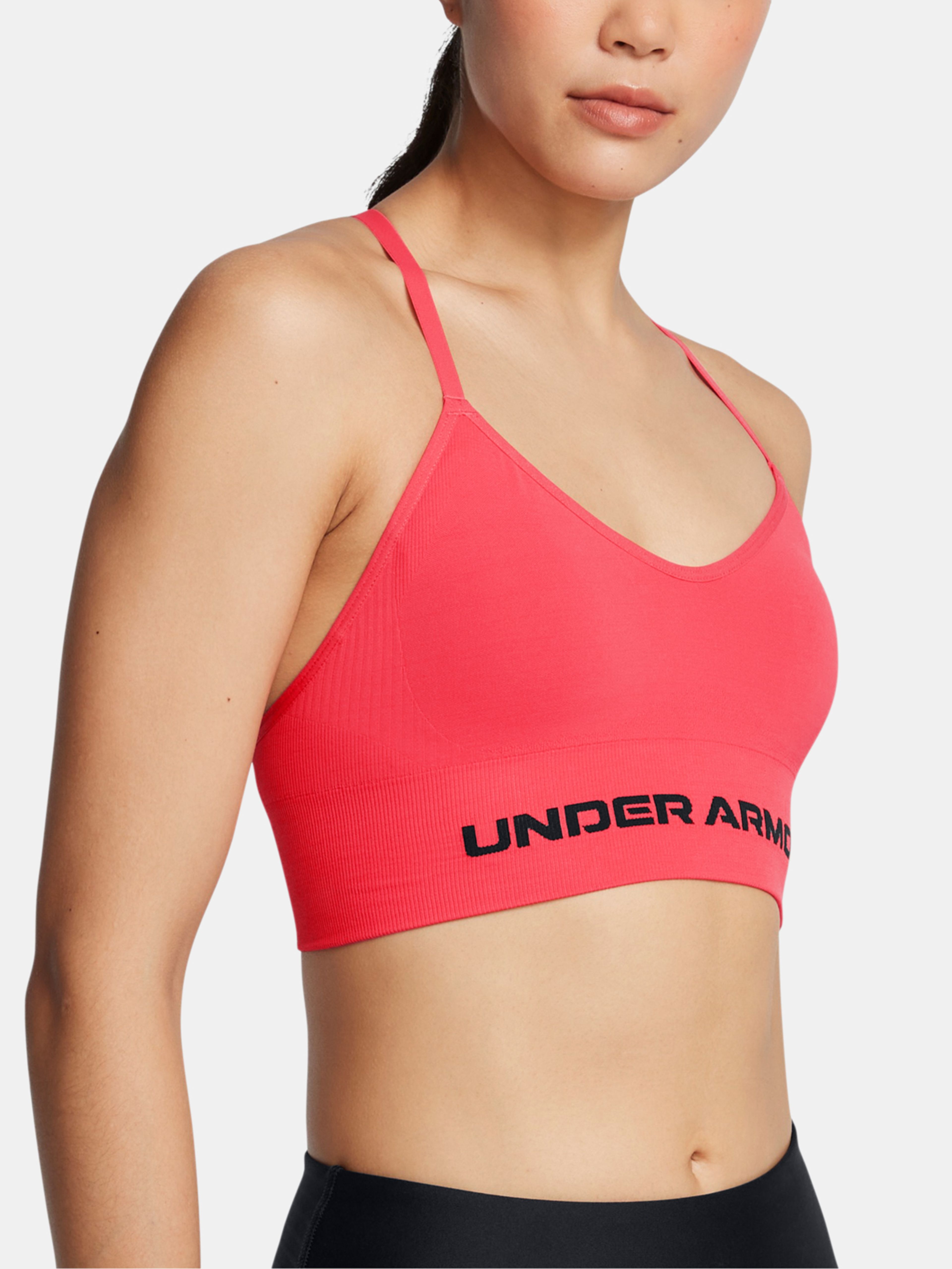 Női melltartó Under Armour Vanish Seamless Low Bra-RED