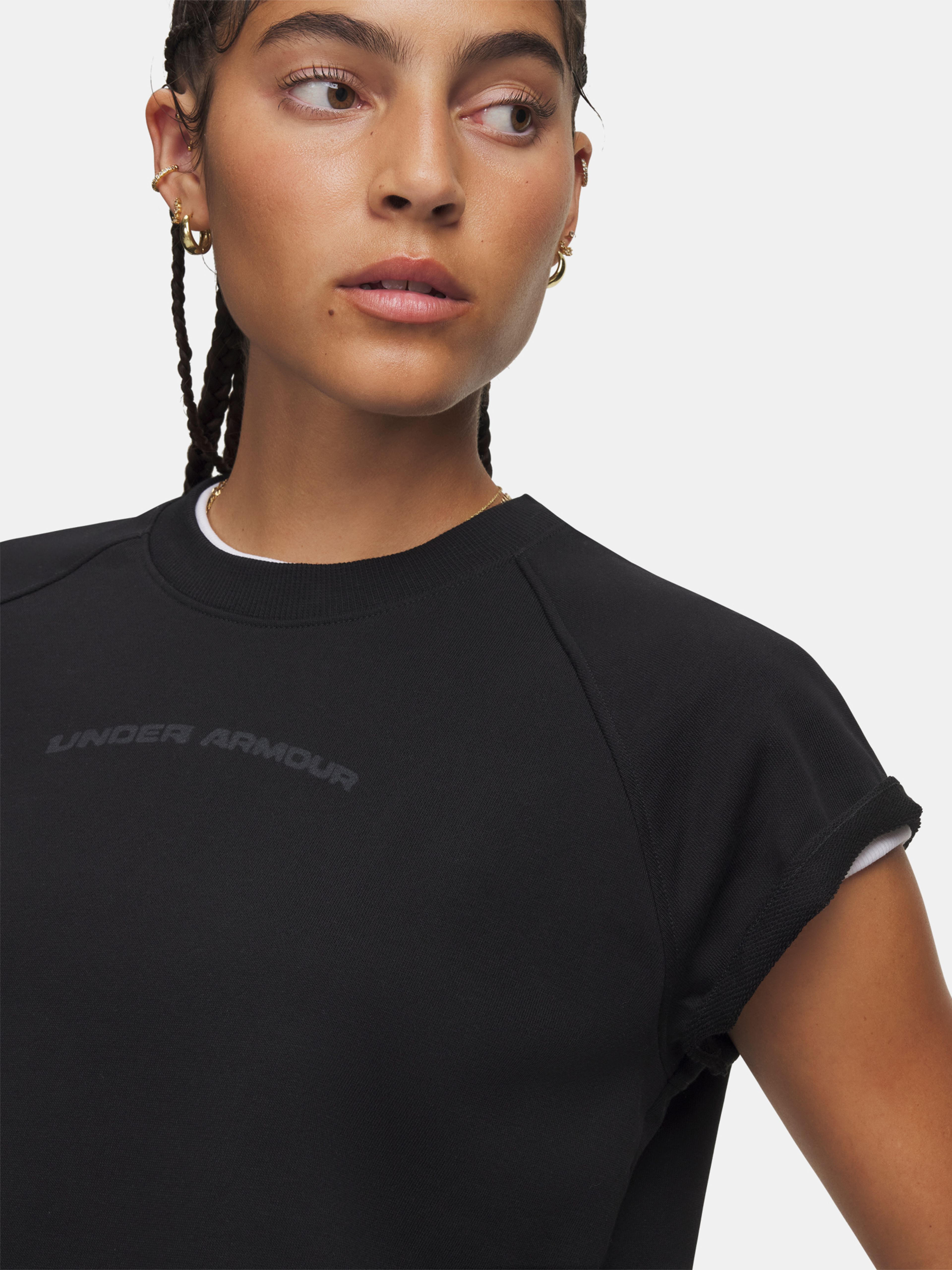 Moteriški marškinėliai Under Armour Icon WM Cut Off SS - 003
