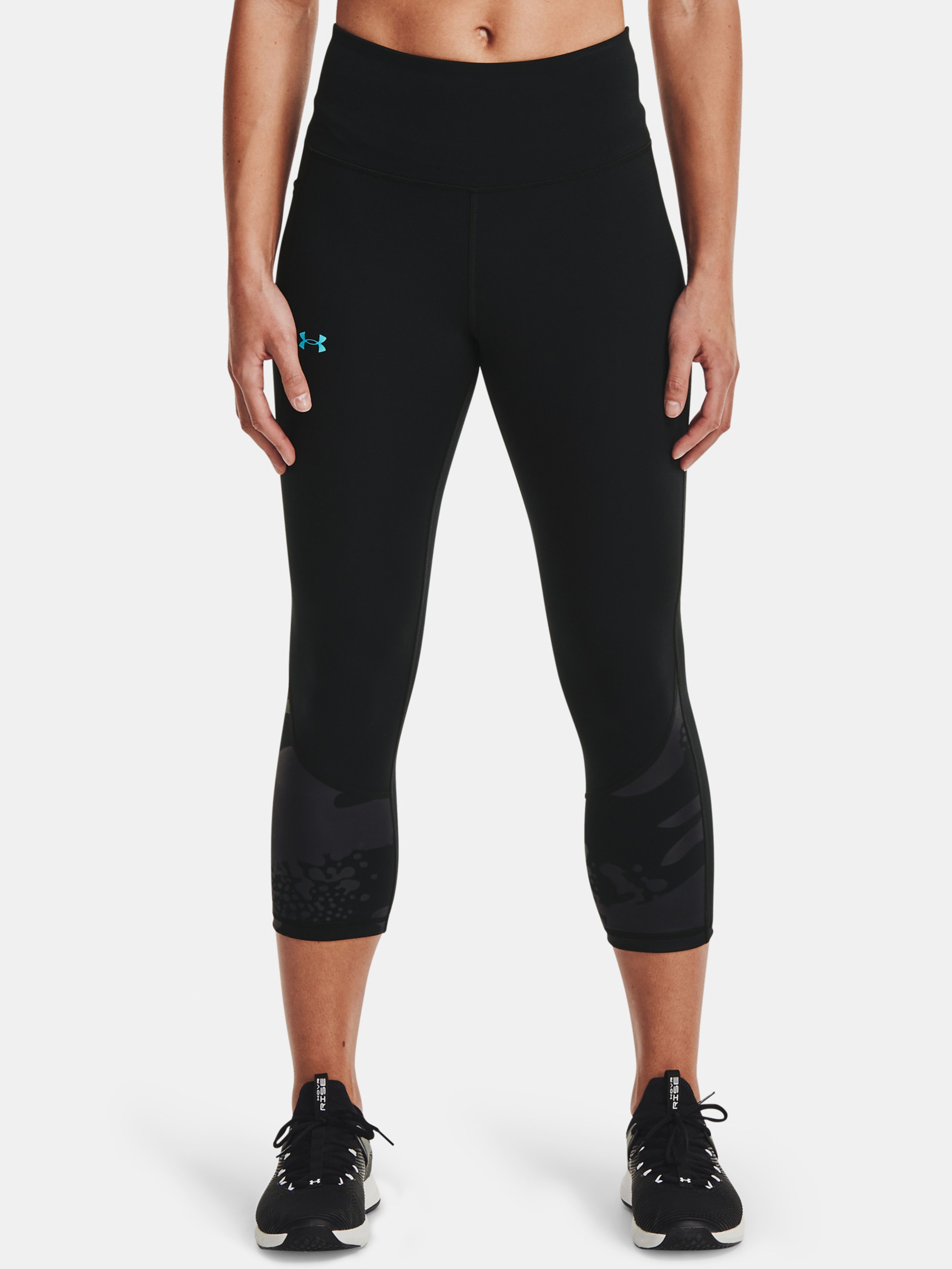 Dámske legíny Under Armour Rush Tonal Capri PKT NS