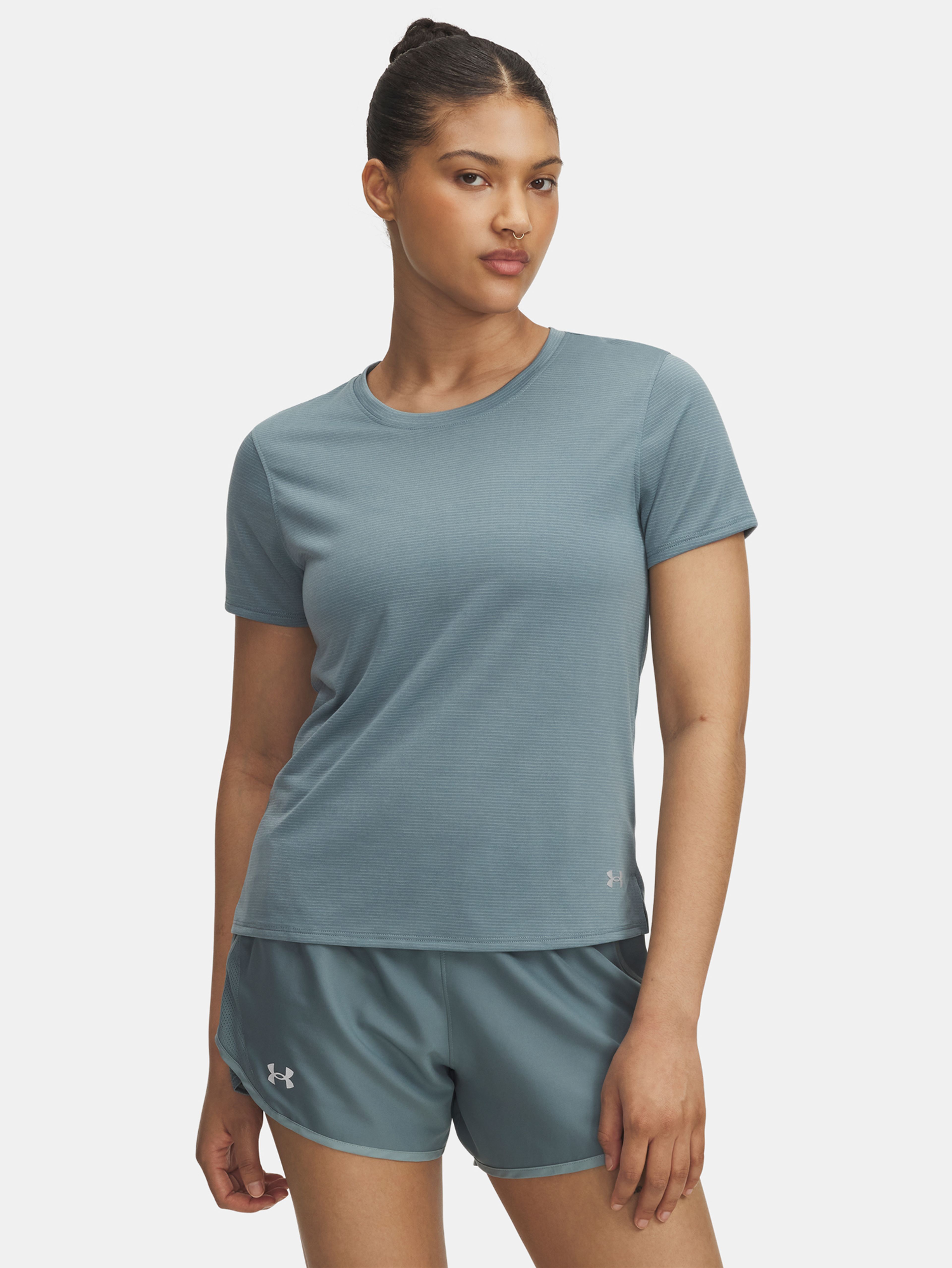 Női póló Under Armour UA Launch Shortsleeve-BLU