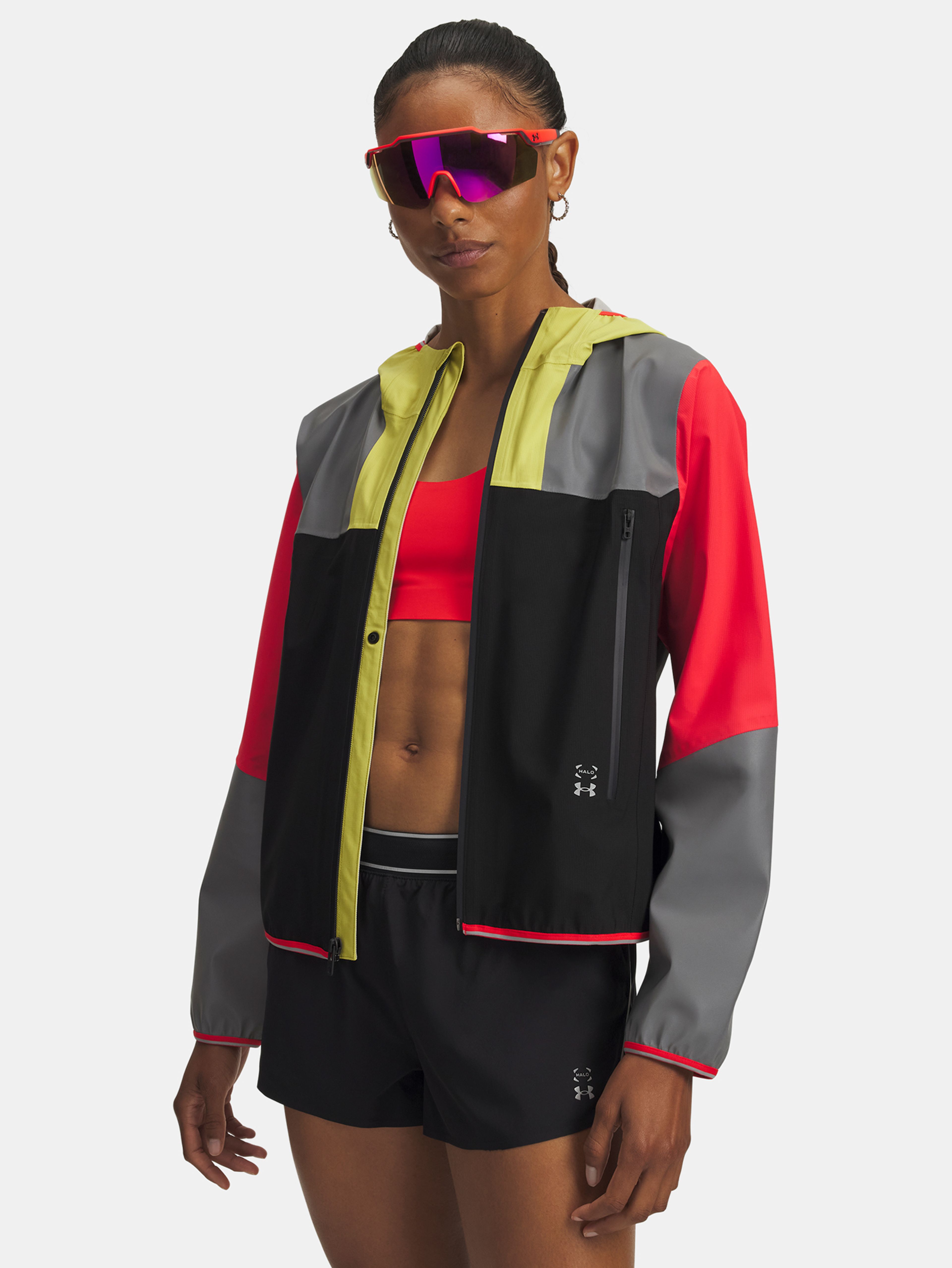 Dámská bunda Under Armour UA Halo Run Jacket-YLW
