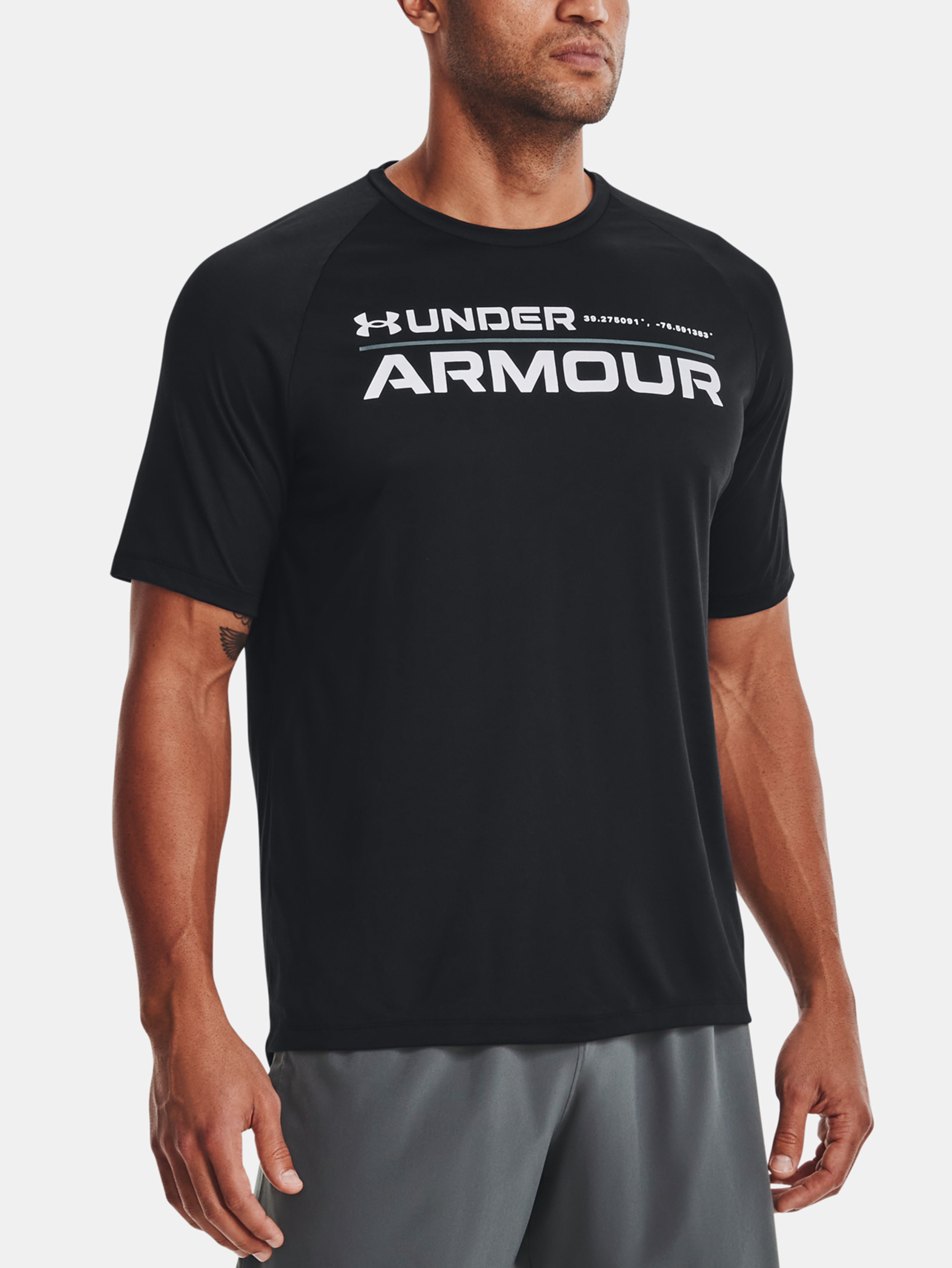 Pánské tričko Under Armour UA TECH 2.0 WORDMARK  SS
