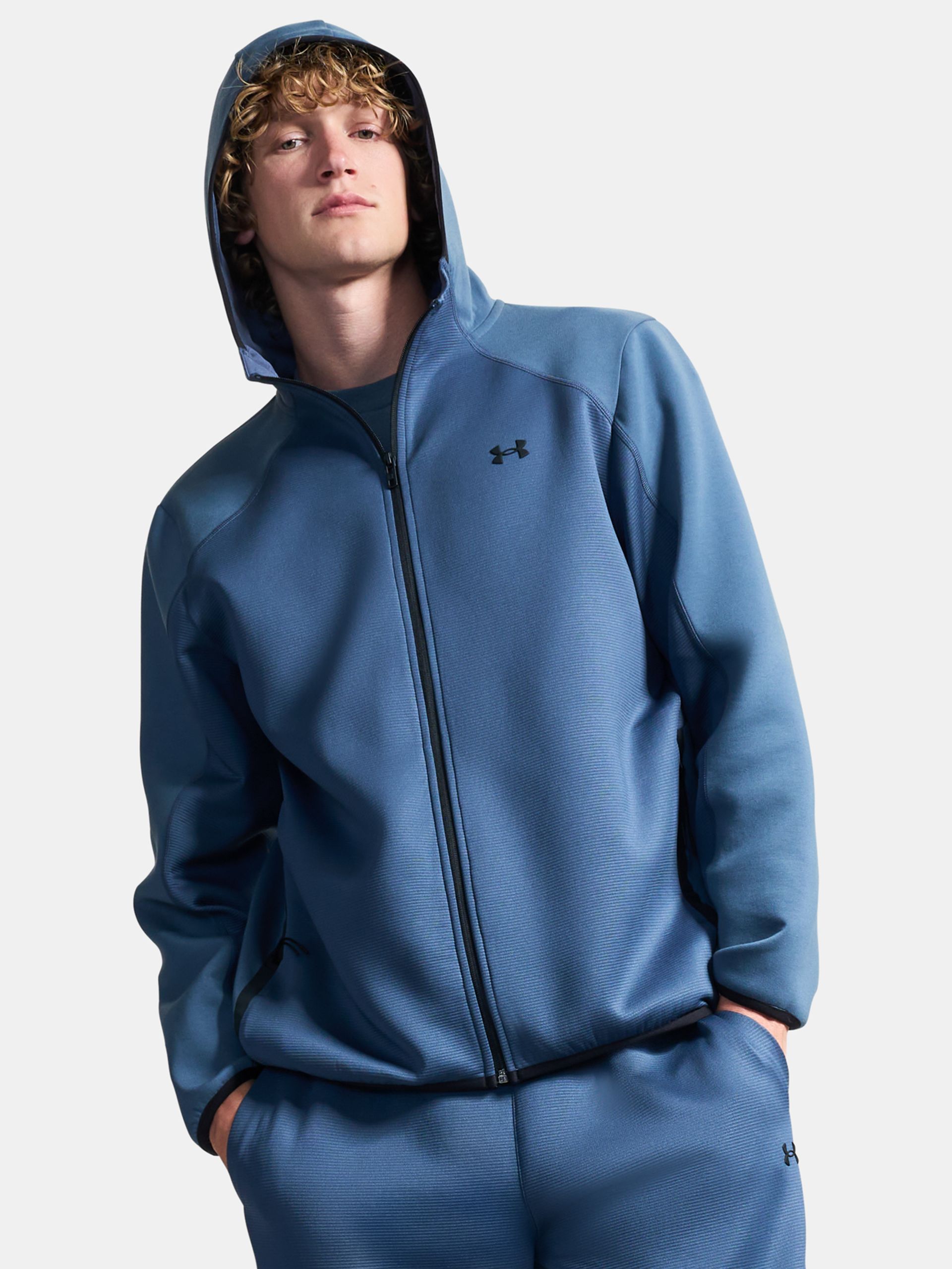 Férfi felső Under Armour UA Unstoppable Flc Txtrd FZ - 001