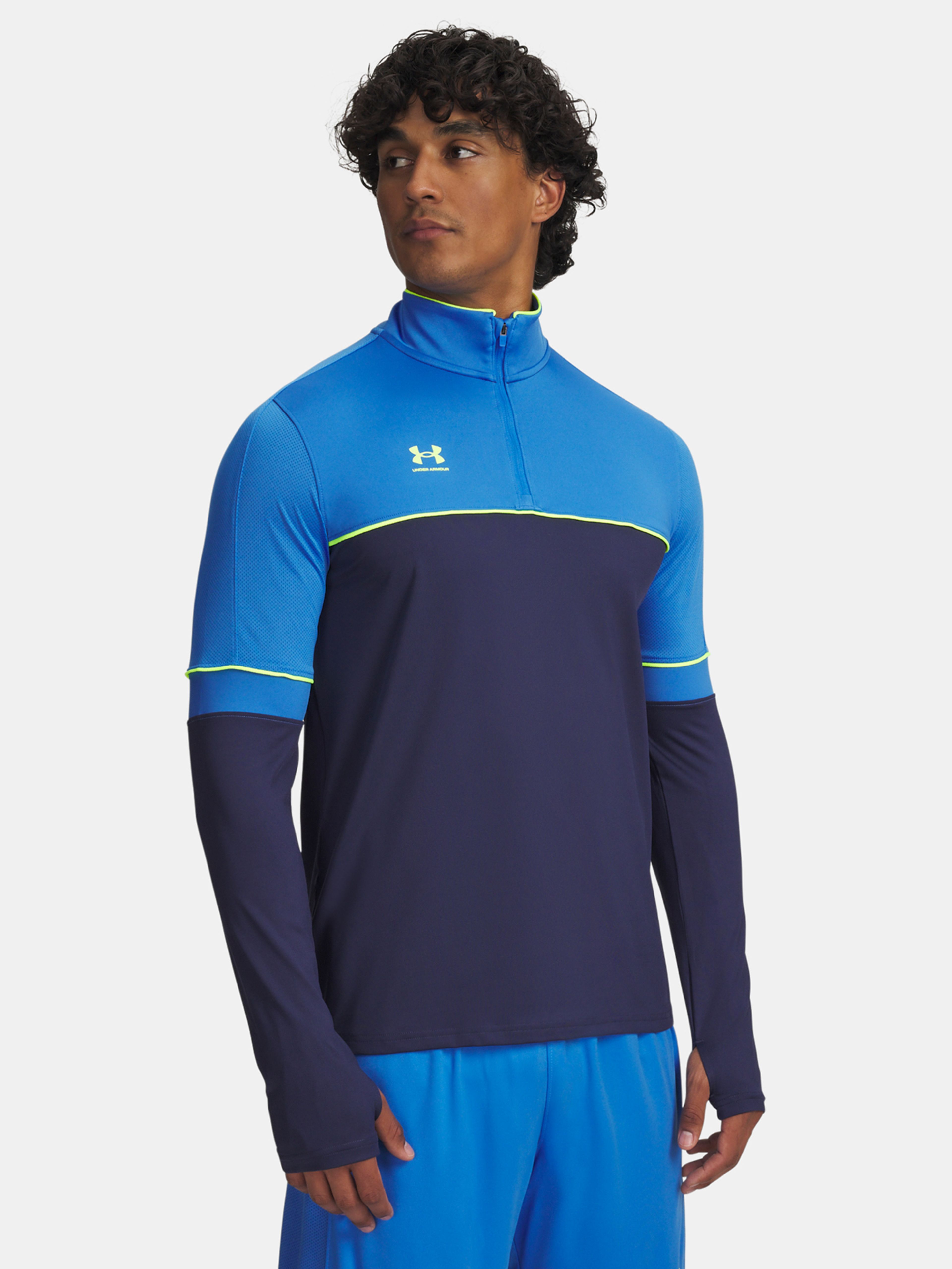 Férfi felső Under Armour UA M Challenger Training QZ-BLU