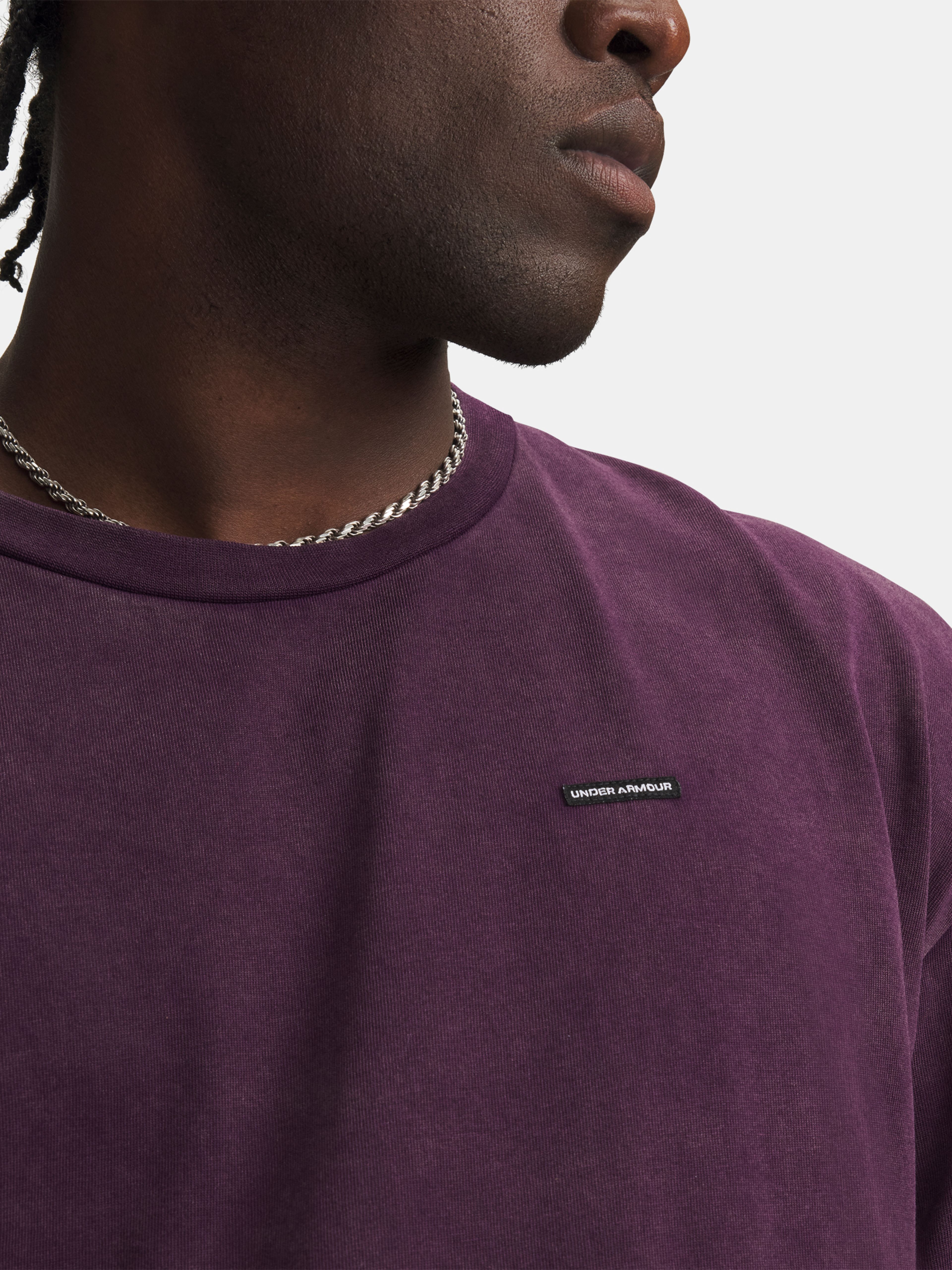 Férfi póló Under Armour UA M HWT OS WASH SS - 003
