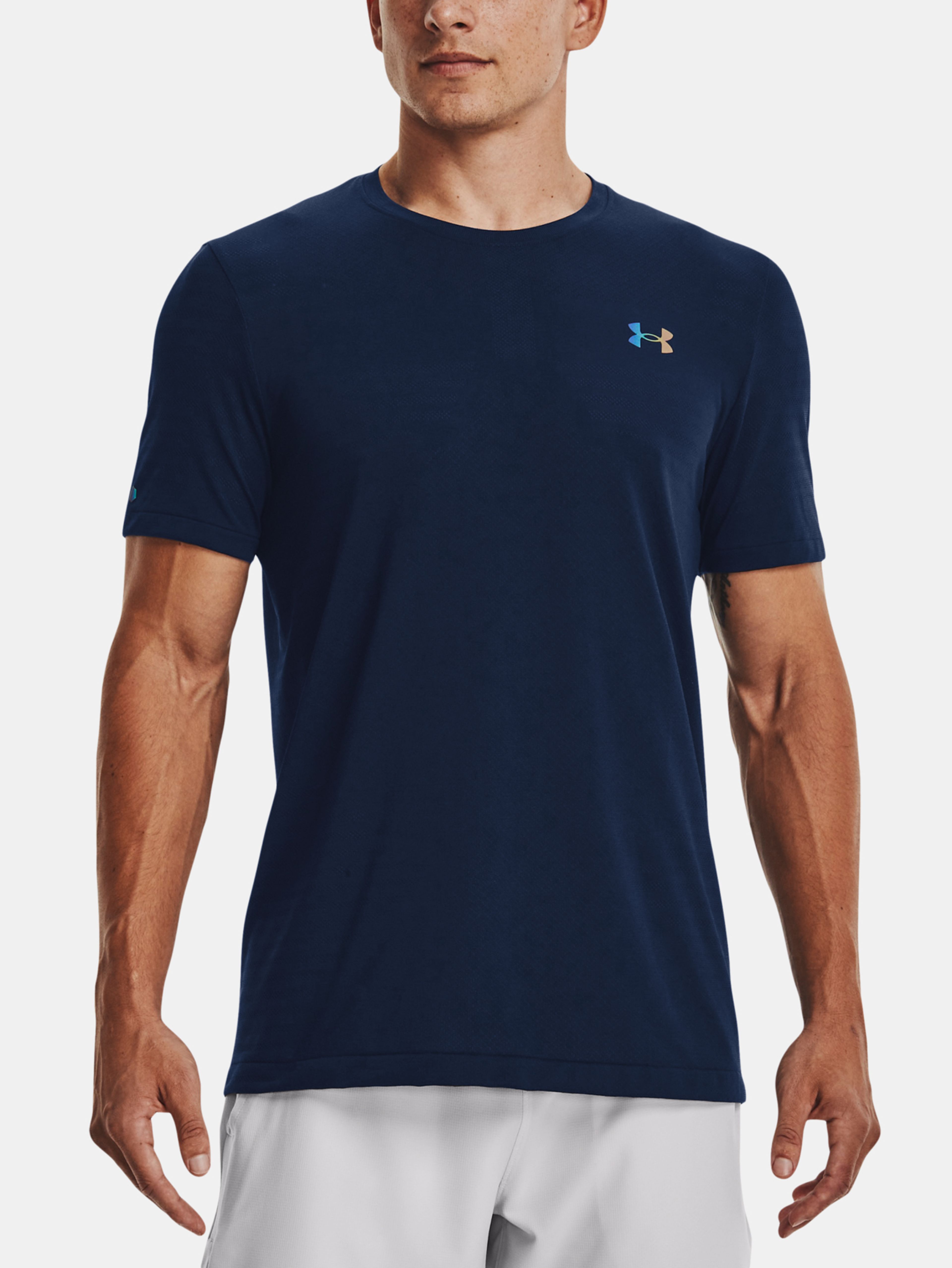 Férfi póló Under Armour UA Rush Seamless GeoSport SS