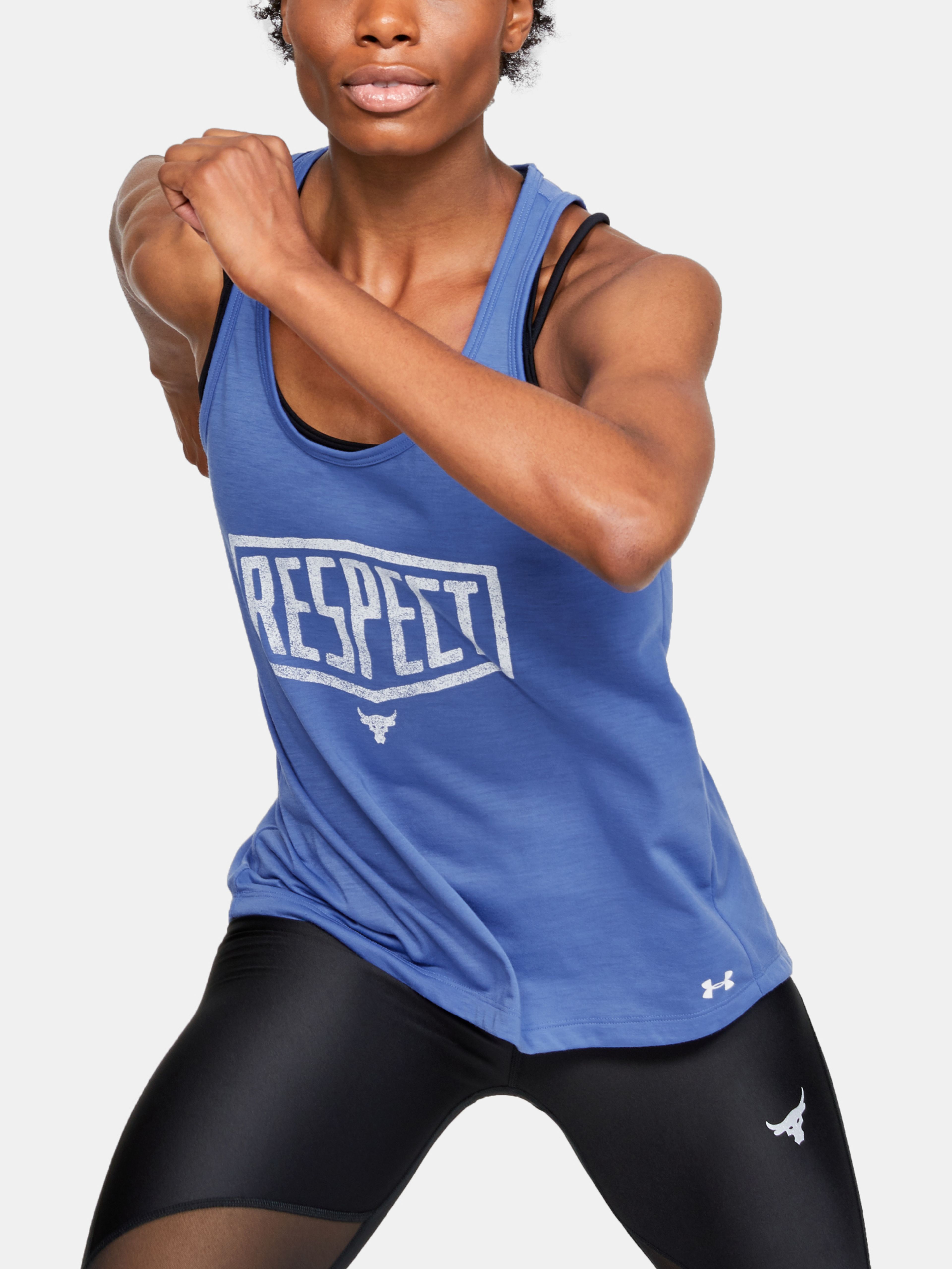 Női atlétatrikó Under Armour PROJECT ROCK WHISPERLIGHT TIE BACK TANK-