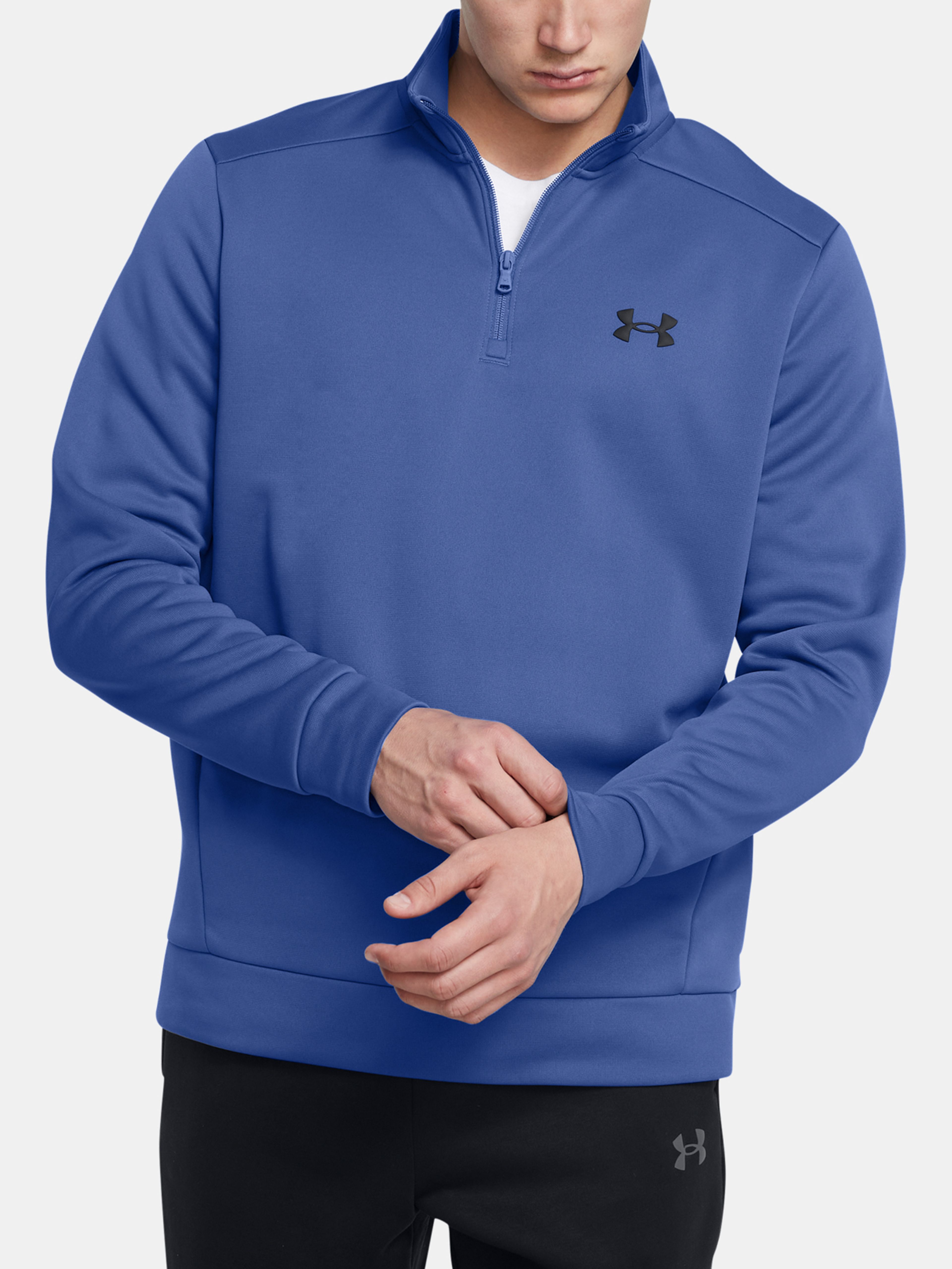 Férfi felső Under Armour UA Armour Fleece 1/4 Zip-BLU