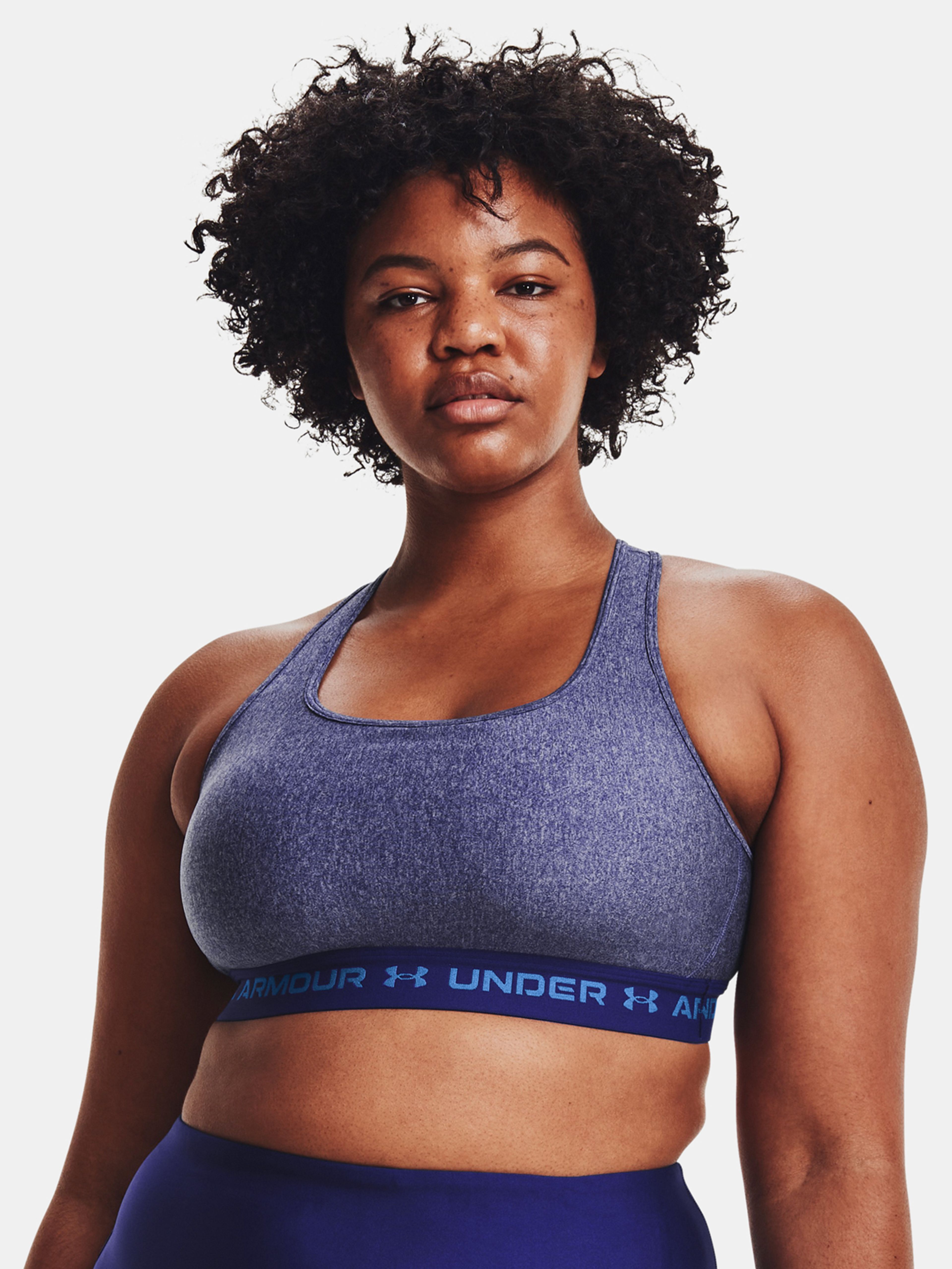 Női melltartó Under Armour Crossback Mid Heather Bra