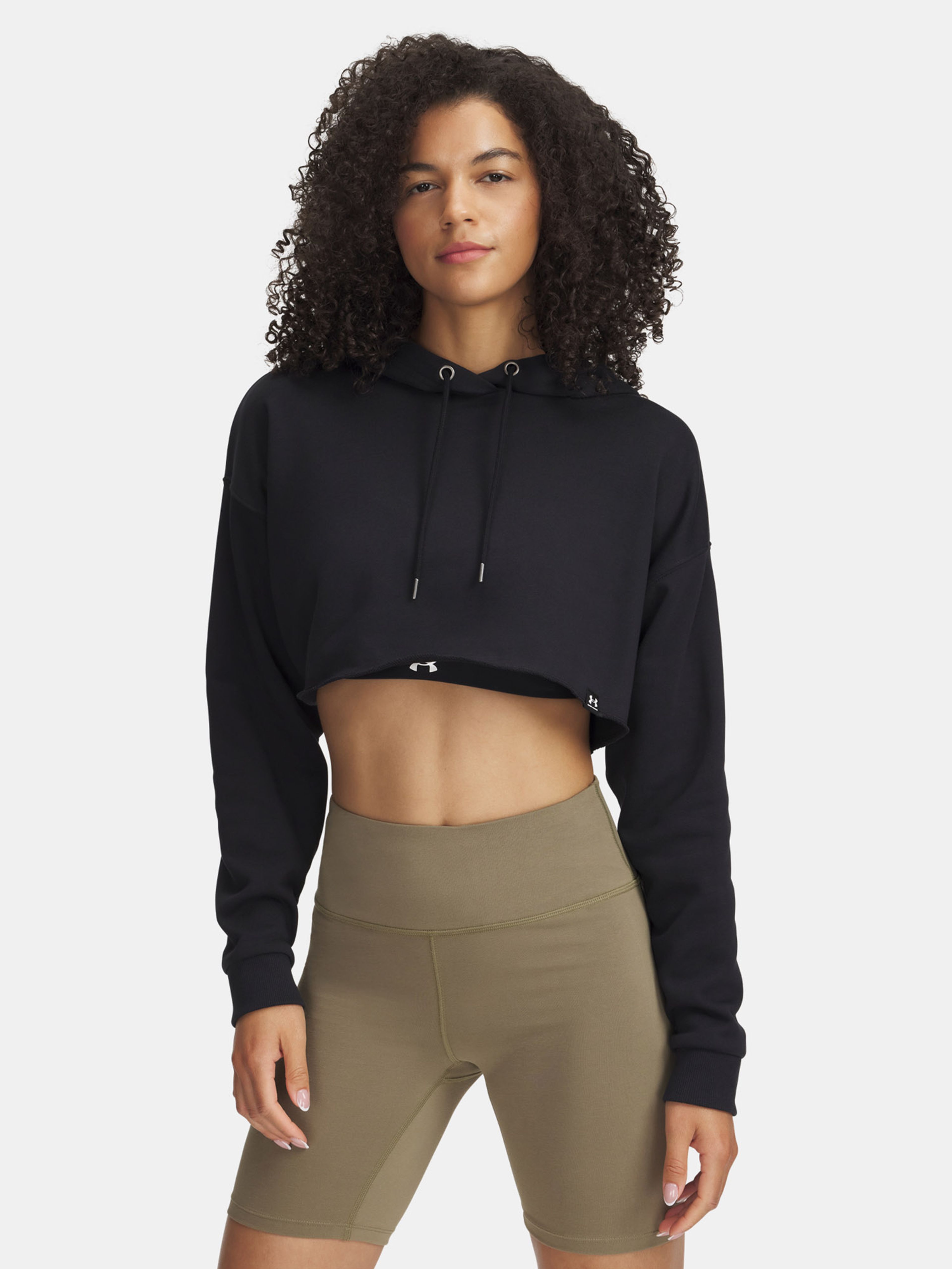 Ženski pulover Under Armour UA Icon Terry Crop Hoodie