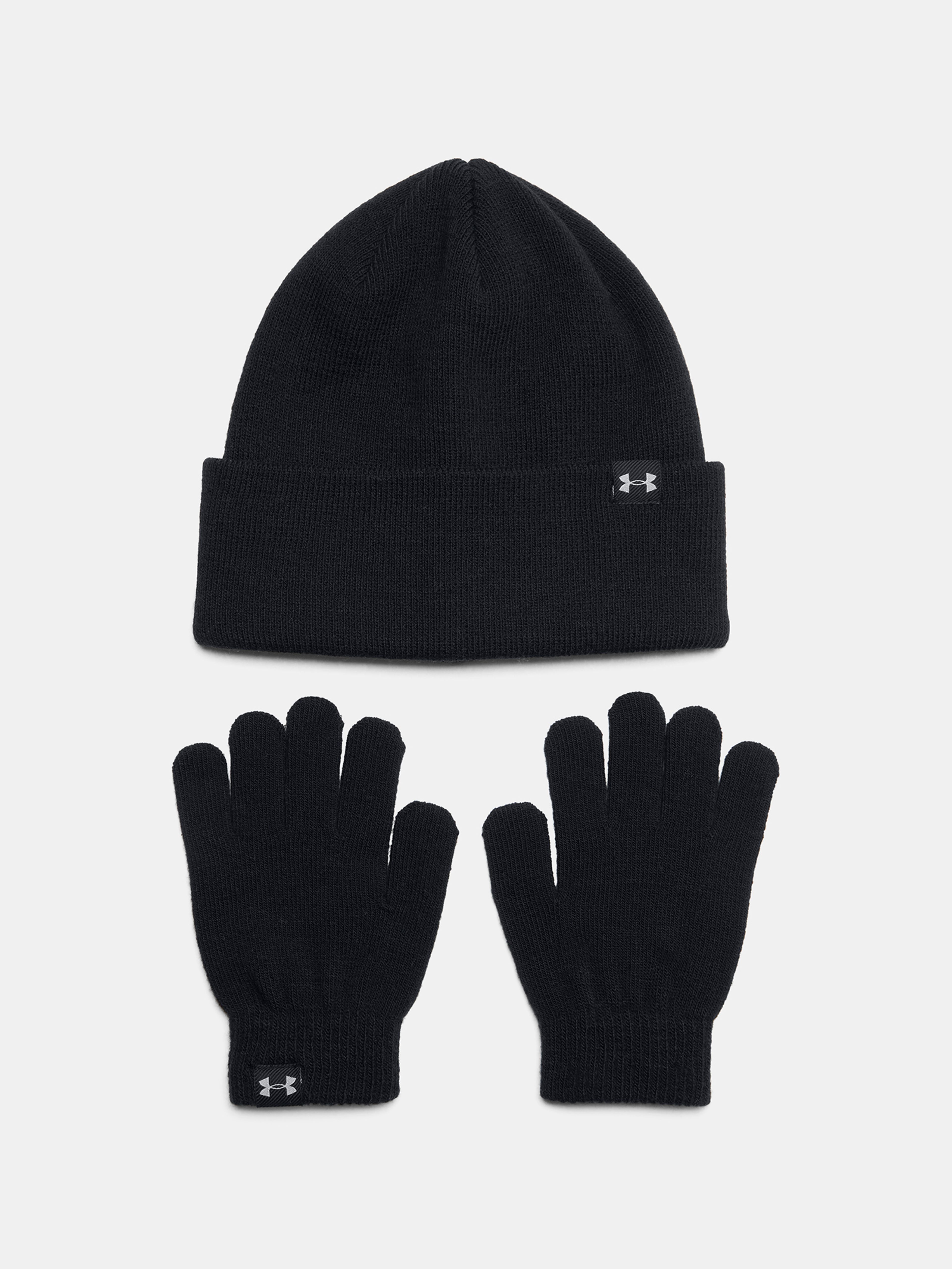 Lány sapka Under Armour G Beanie/Glove Combo-BLK