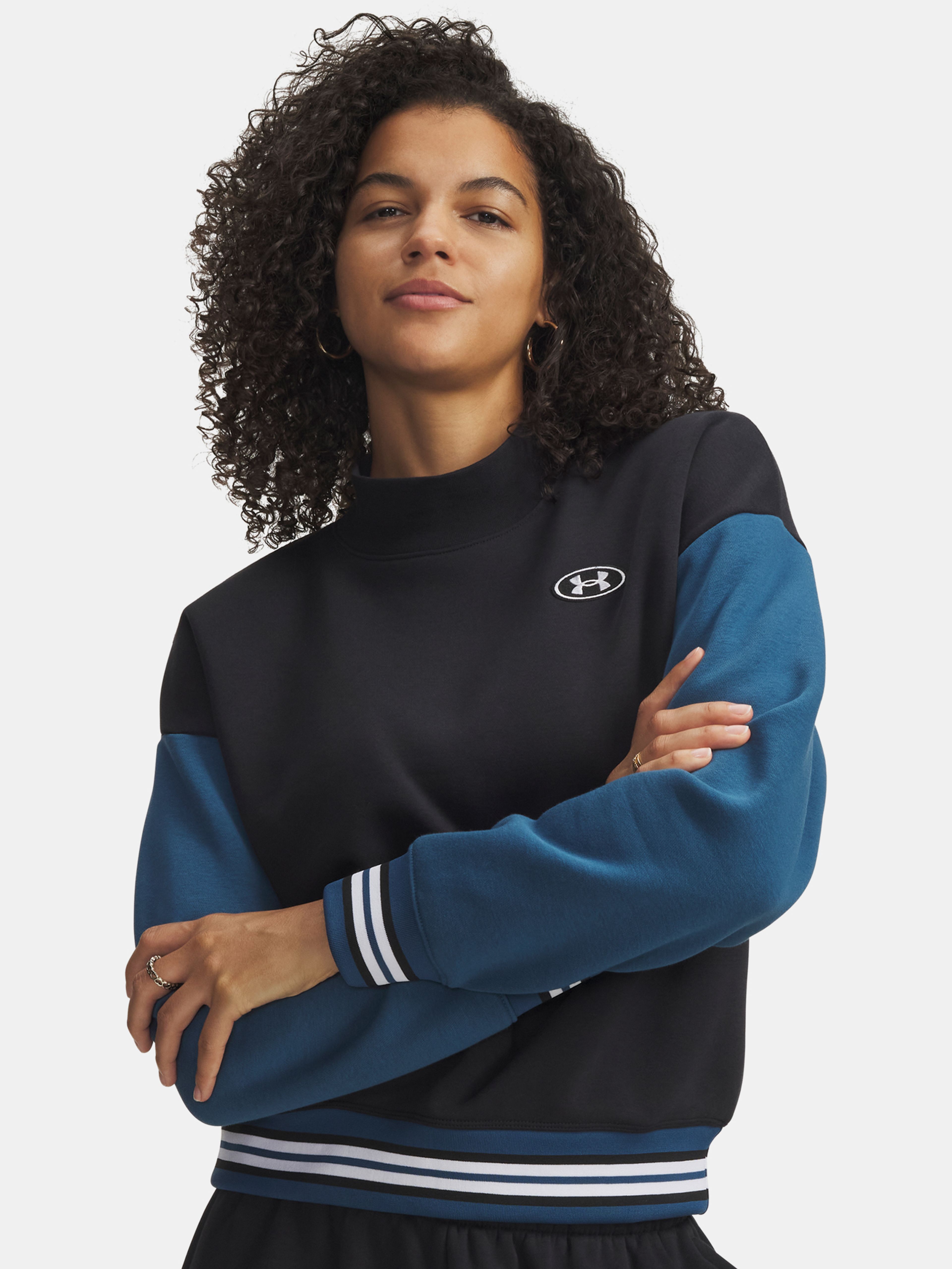 Női felső Under Armour UA Icon Novelty Crew-BLK