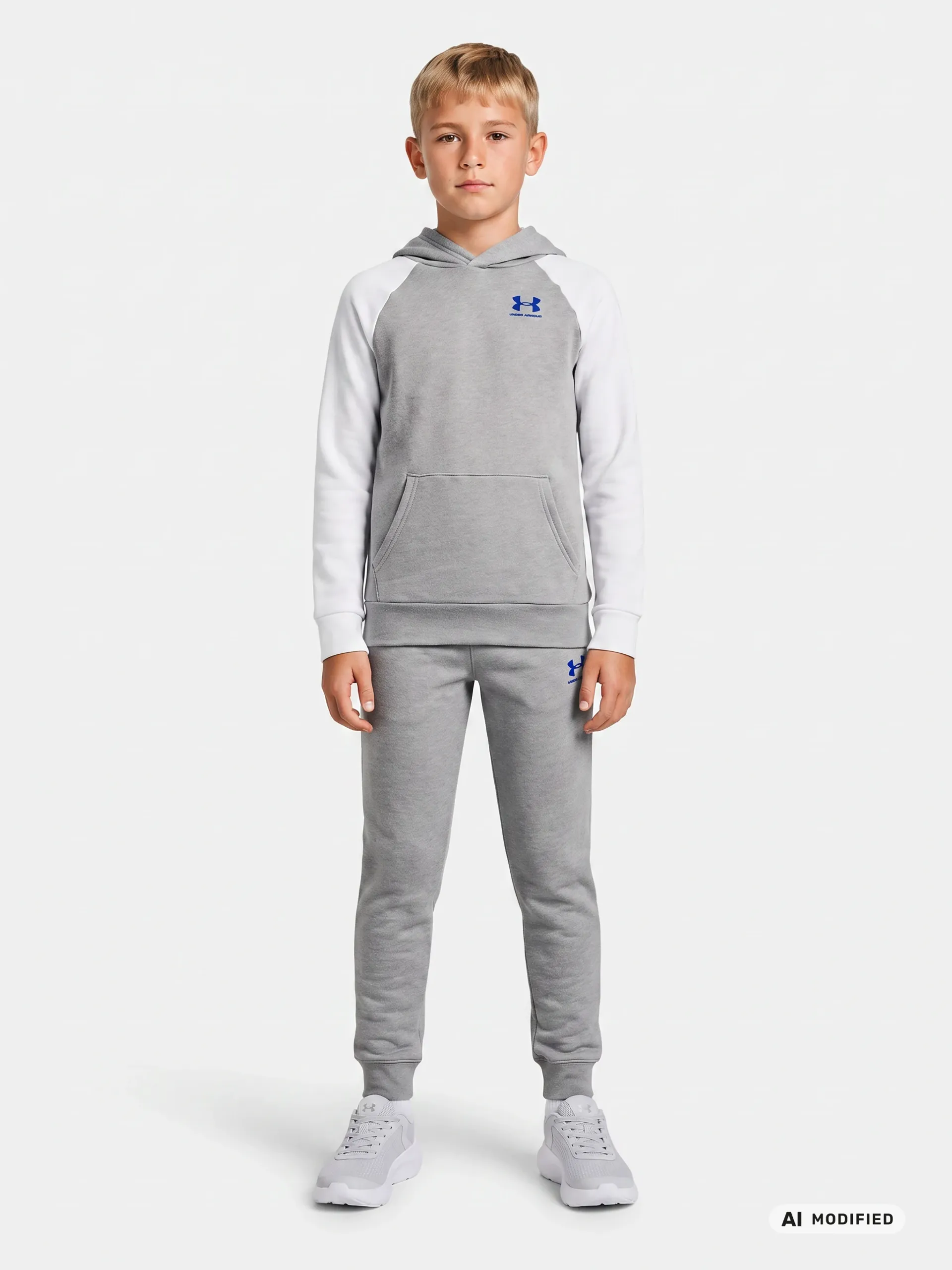 Deška trenirka Under Armour UA Rival Fleece Suit-GRY - 001