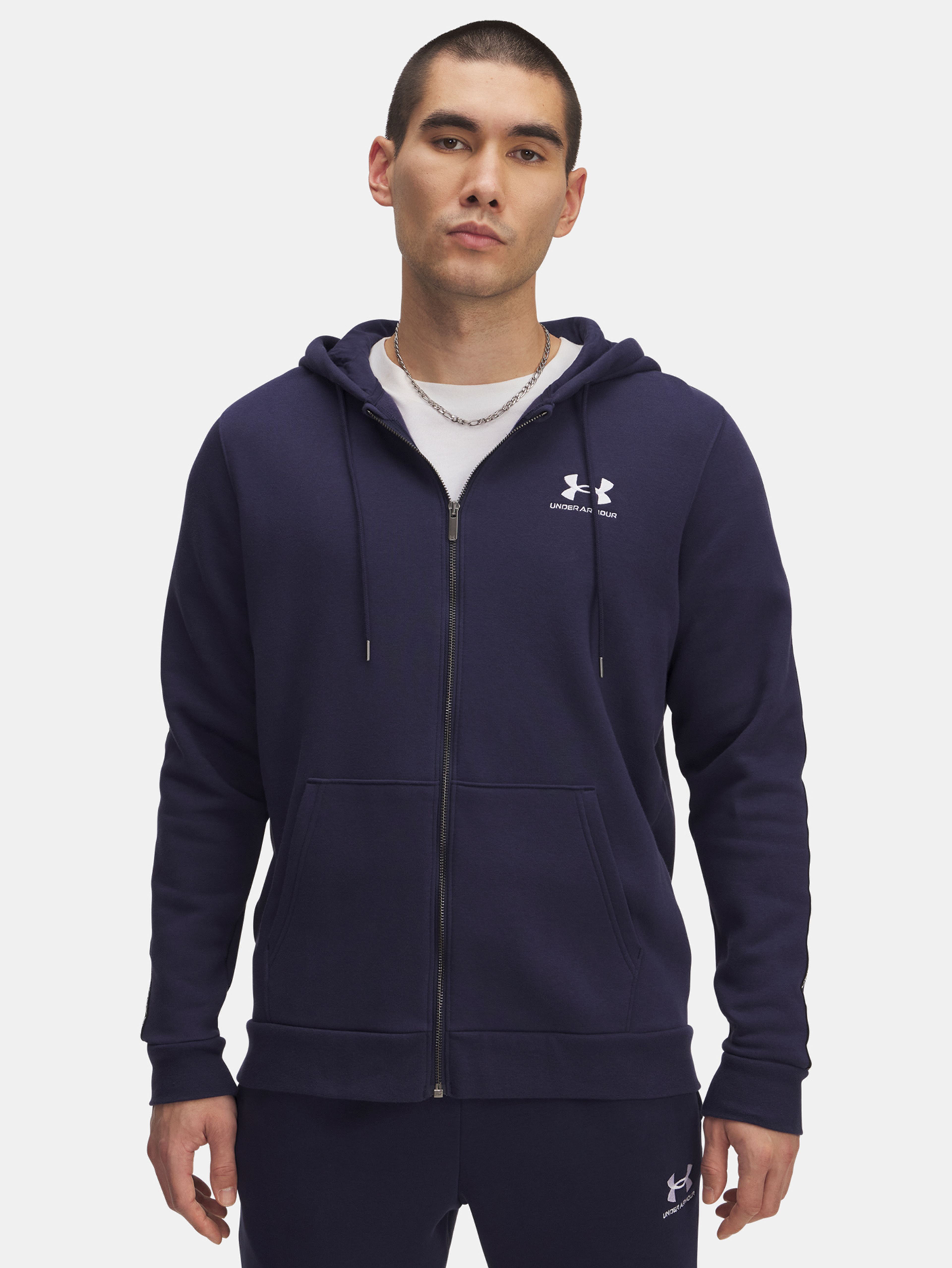 Férfi felső Under Armour UA Icon Fleece FZ Taping