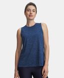 Ženska majica brez rokavov Under Armour Tech Tank Twist-Modra - 003