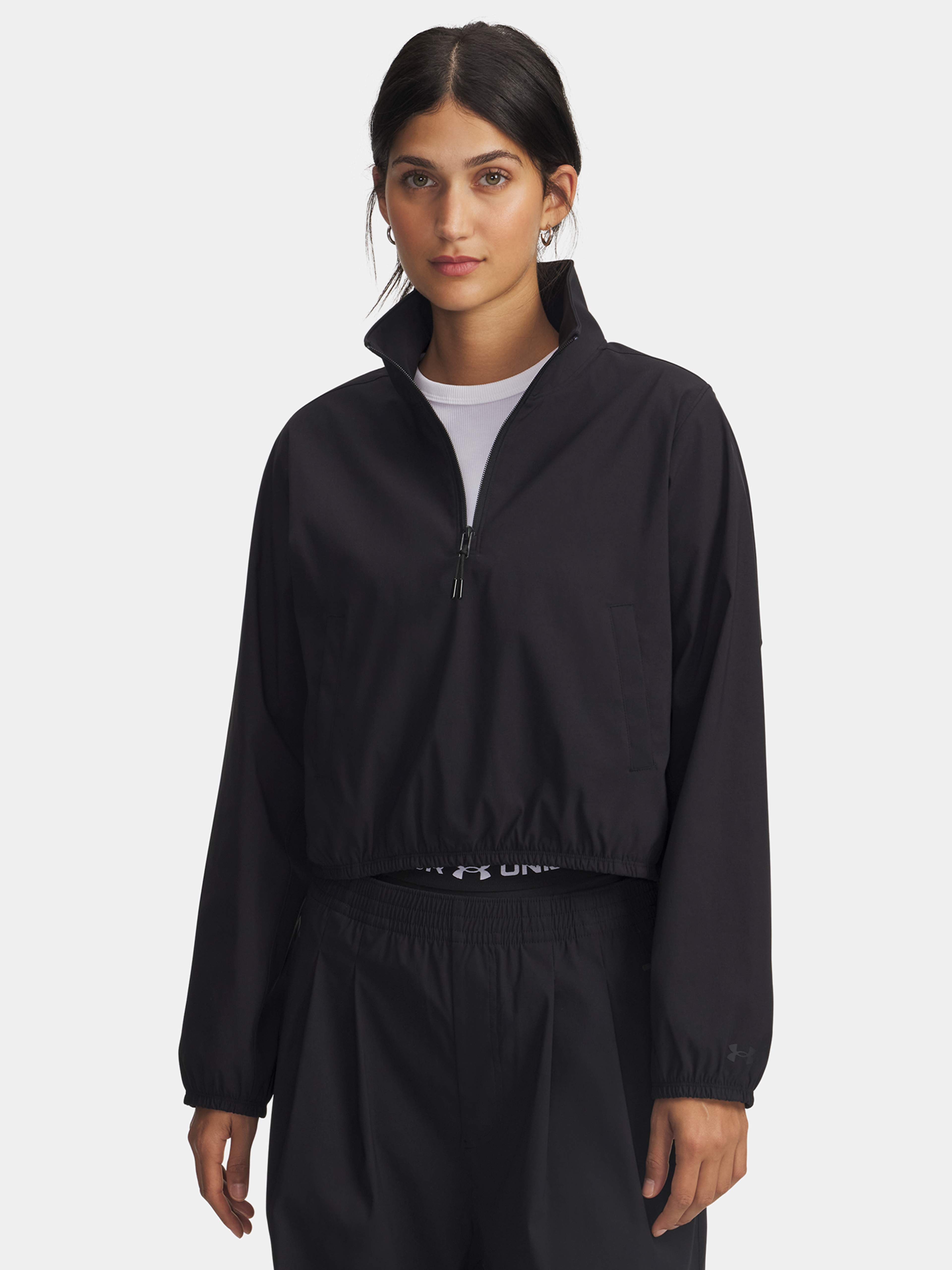 Dámska bunda Under Armour UA Unstoppable Wvn Pullover-BLK