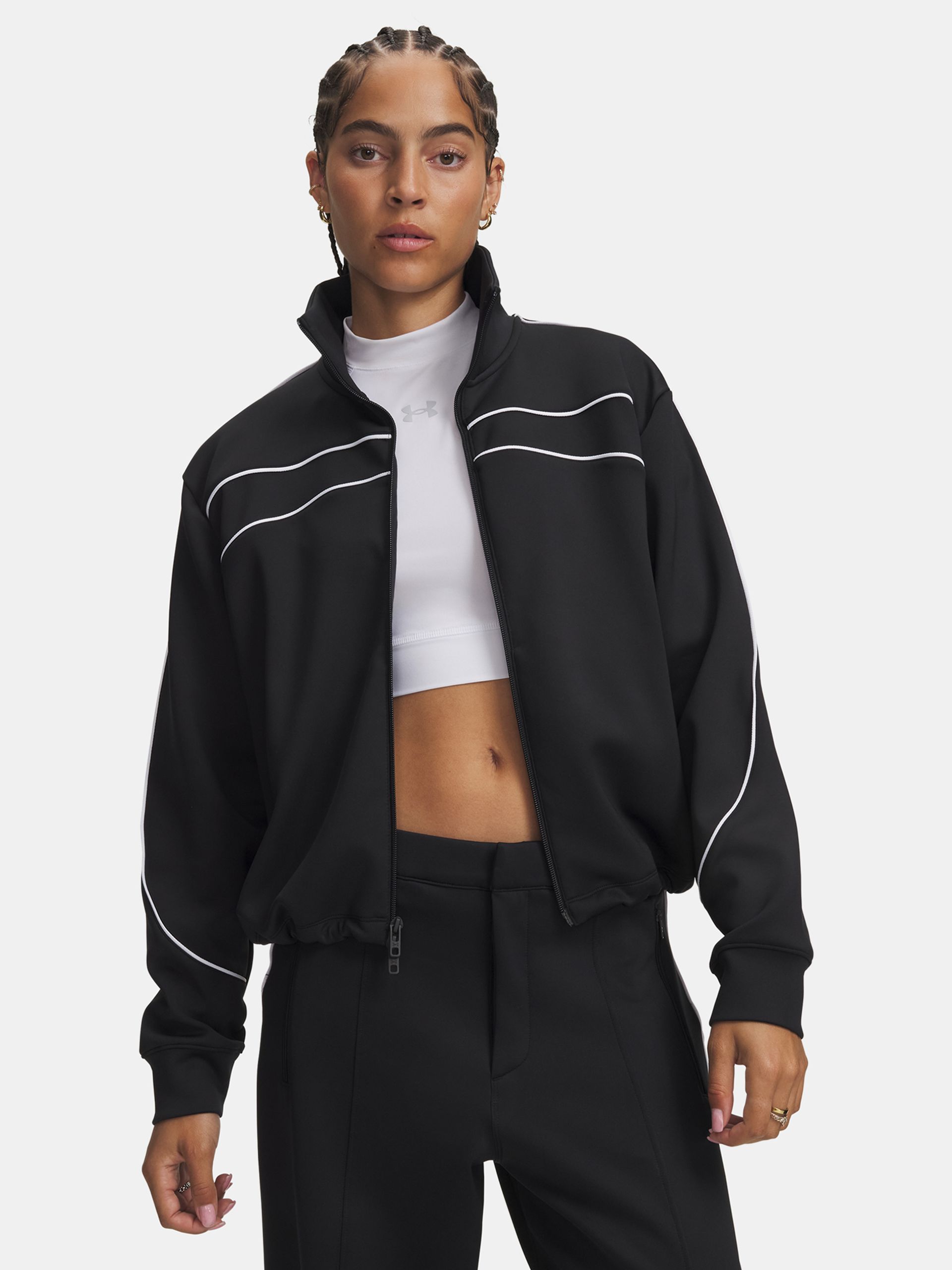 Dámská bunda Under Armour KNIT TRACK JACKET - 001